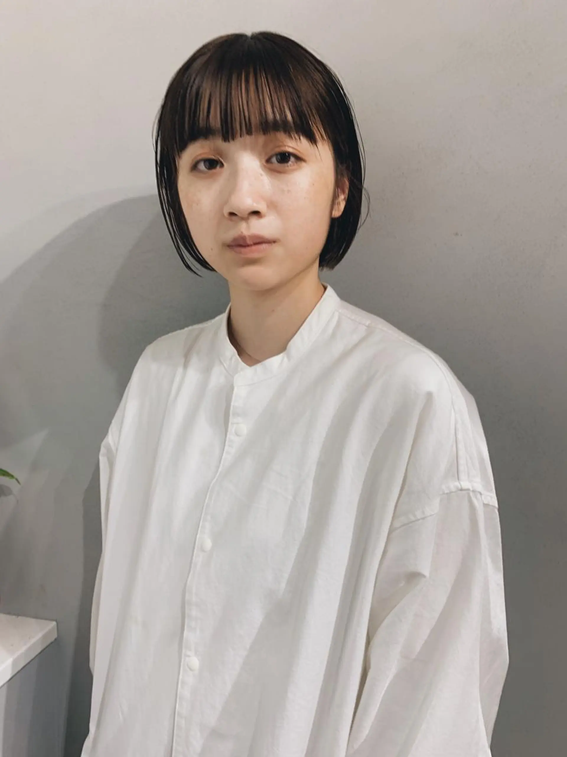 ショート カラー ボブパーマコテ巻き風 パーマNo1深江秀平のヘアスタイル