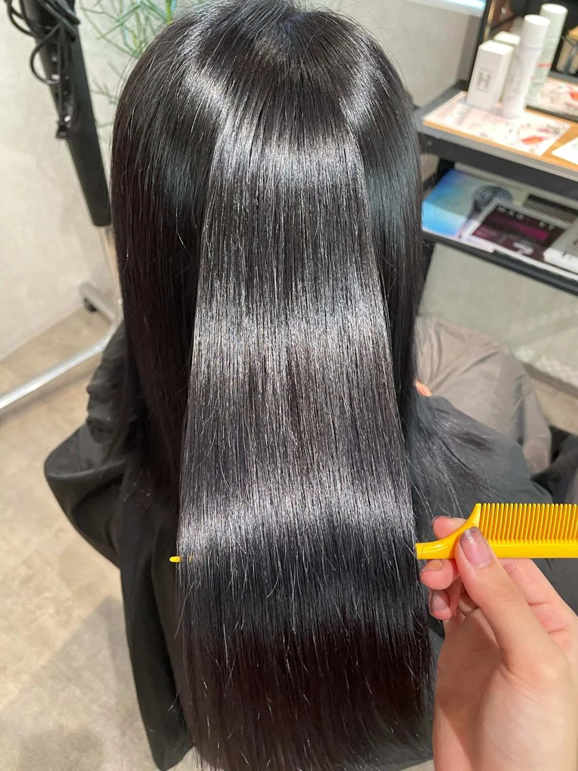 ロング カラー 髪質改善 ヘアカラー トリートメント ナチュラル透明感🌱 小山美樹子のヘアスタイル