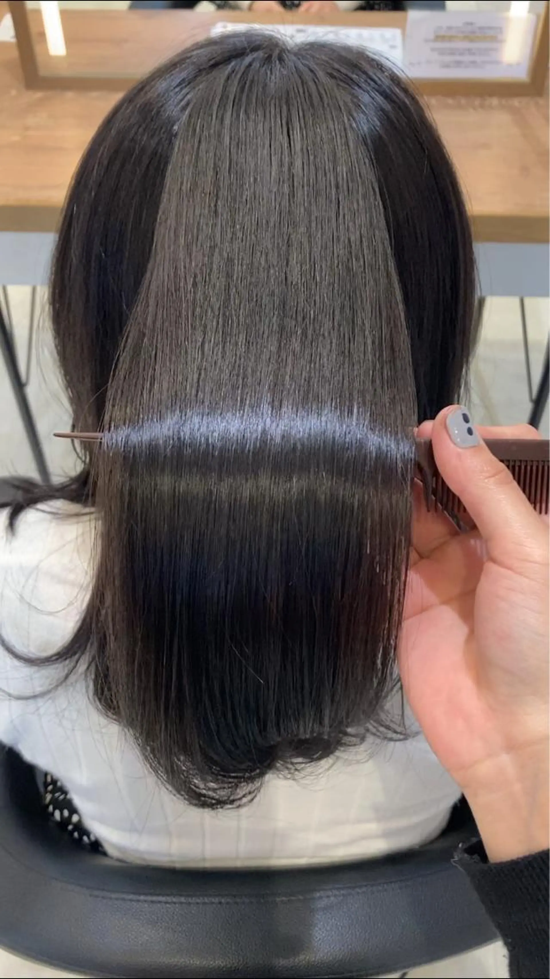 セミロング カラー nono/パーマ /顔まわりカット🐈のヘアスタイル