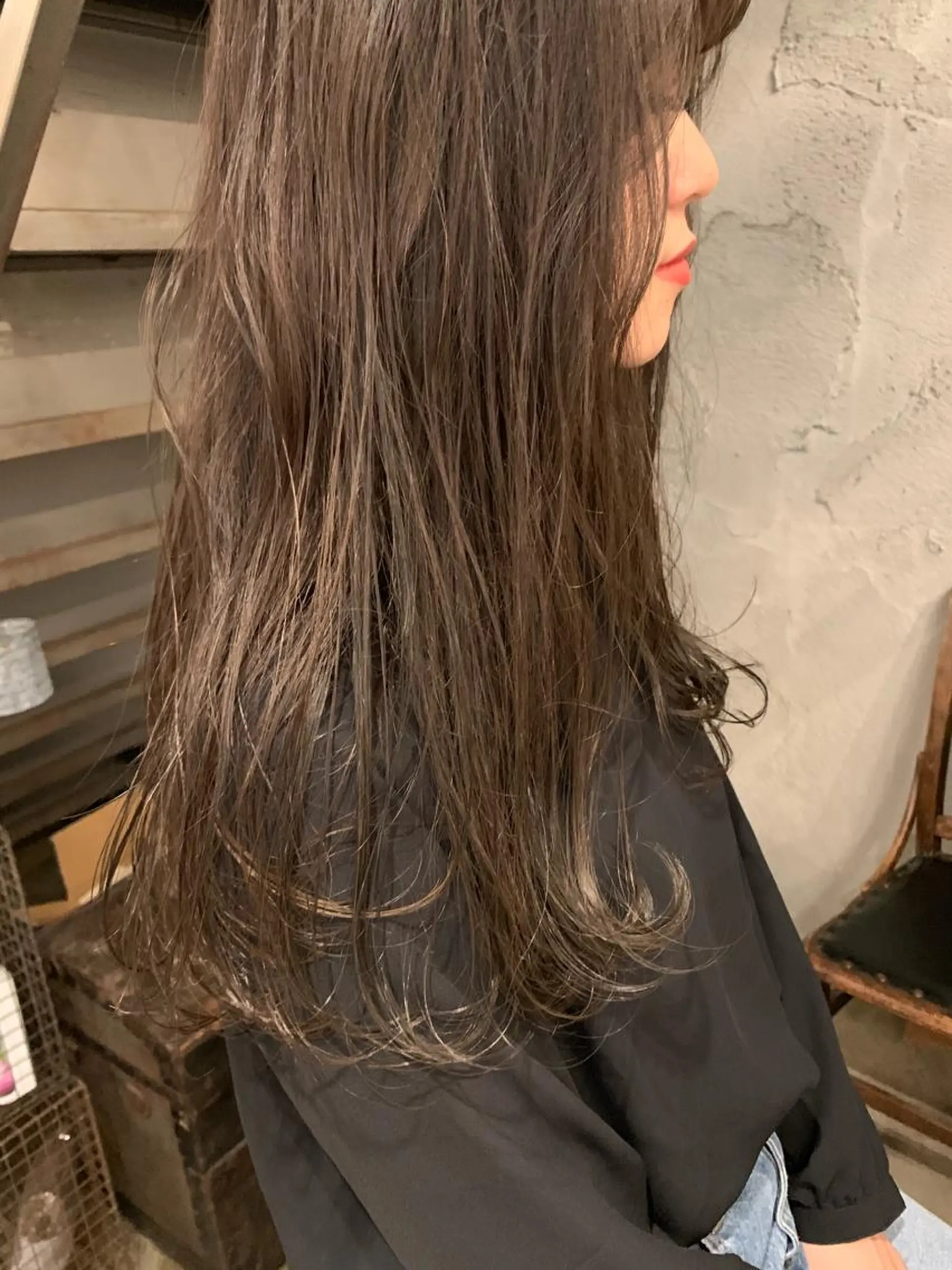 ロング パーマ 鎌田卓也/髪質改善 /透明感カラーのヘアスタイル