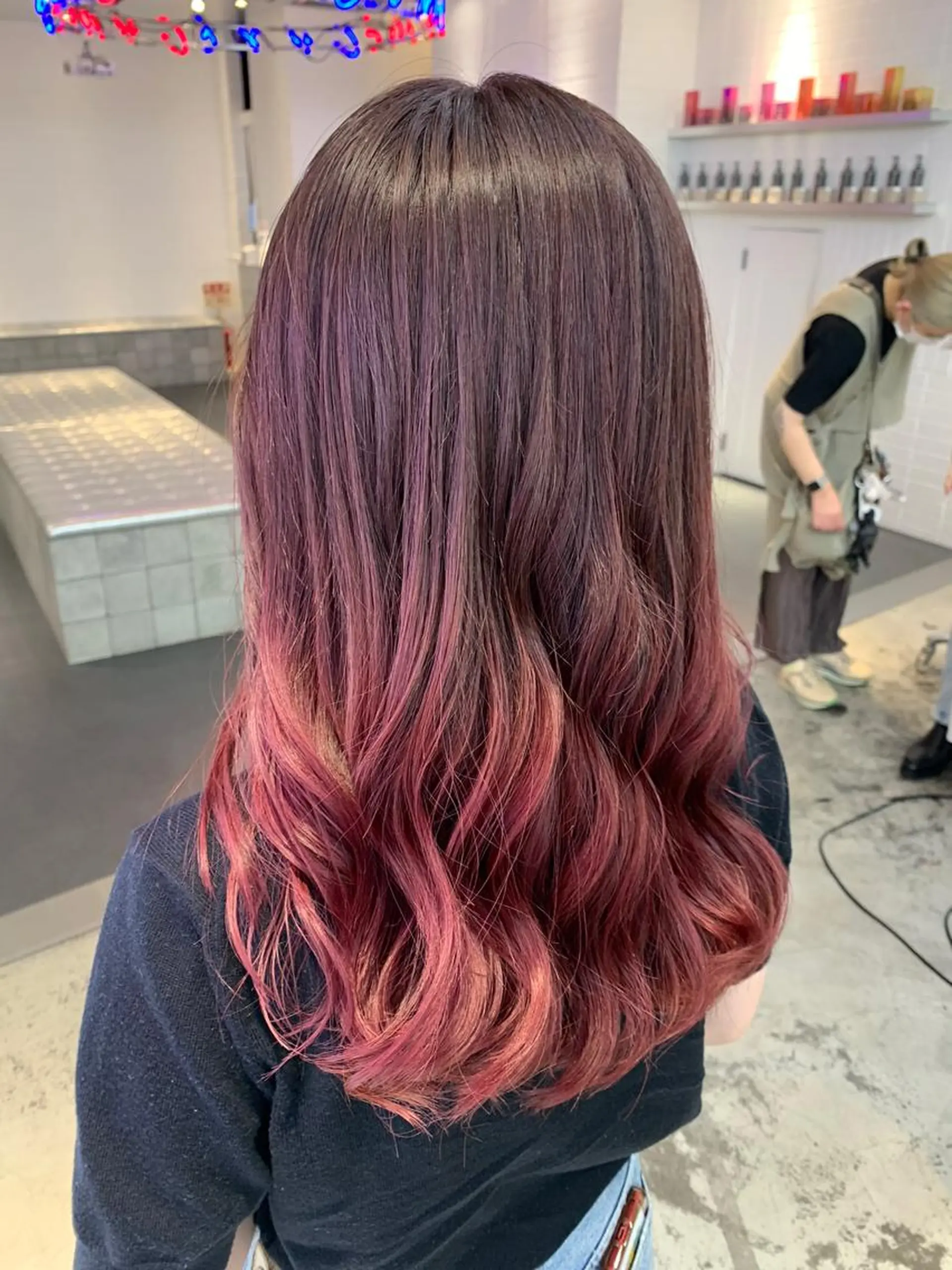 ロング ﾚｲﾔｰ🩵透明感 ೀユイ🌙のヘアスタイル