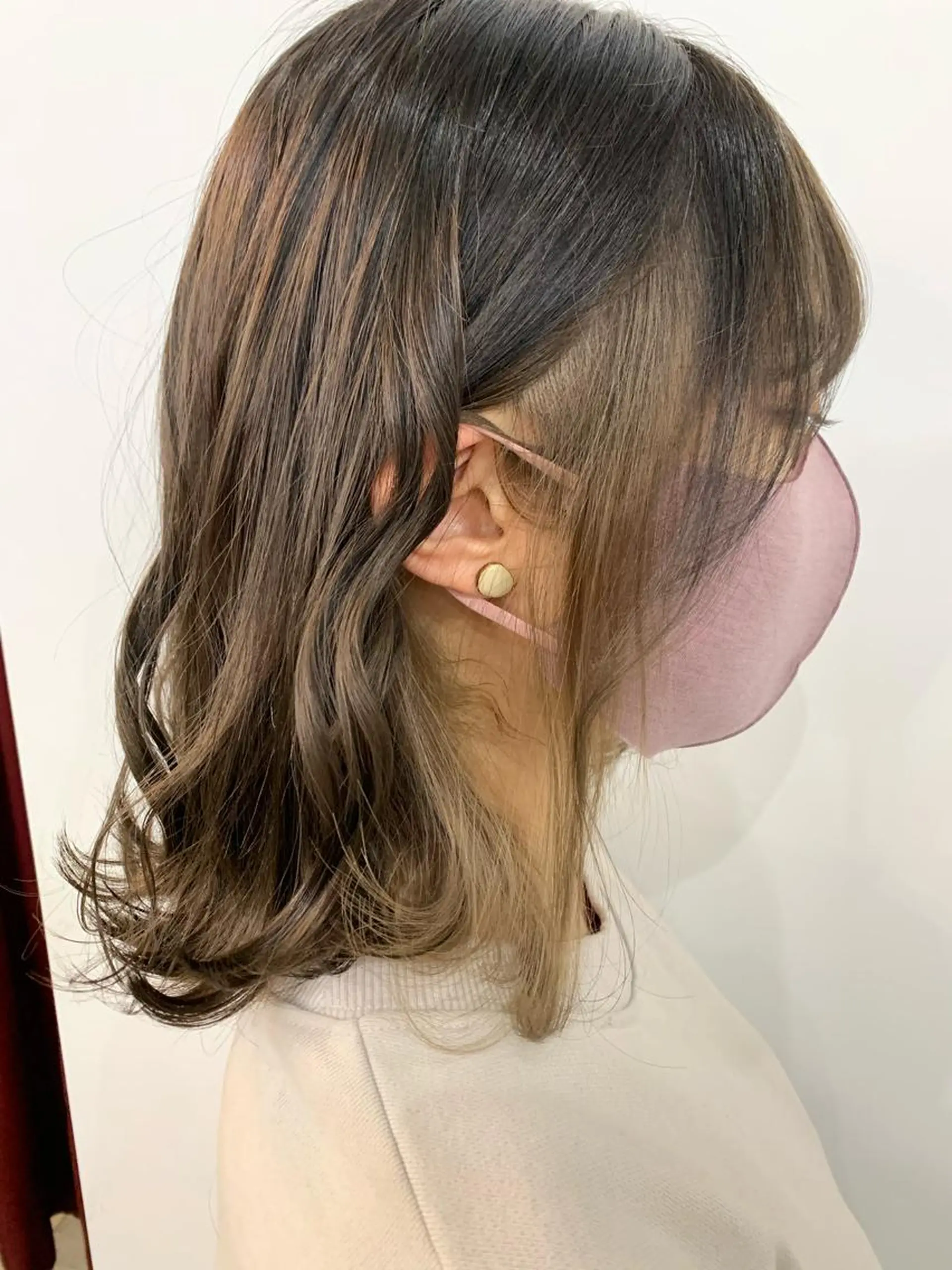 ミディアム おおたかの森/透 明感/小林のヘアスタイル