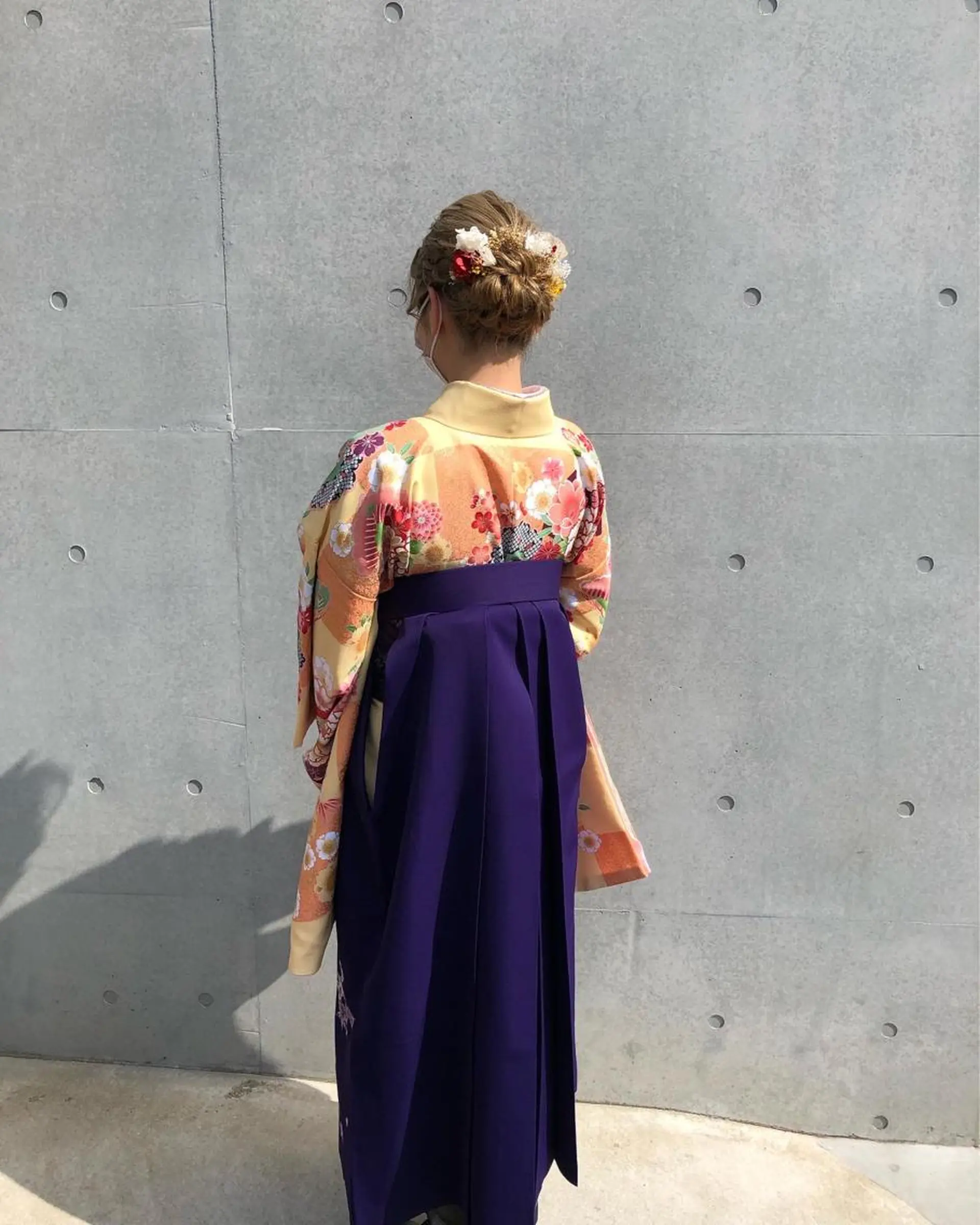 ミディアム 卒業式のヘアスタイル 着付け edge.所属・くまがい みゆ【edge.】のヘアスタイル