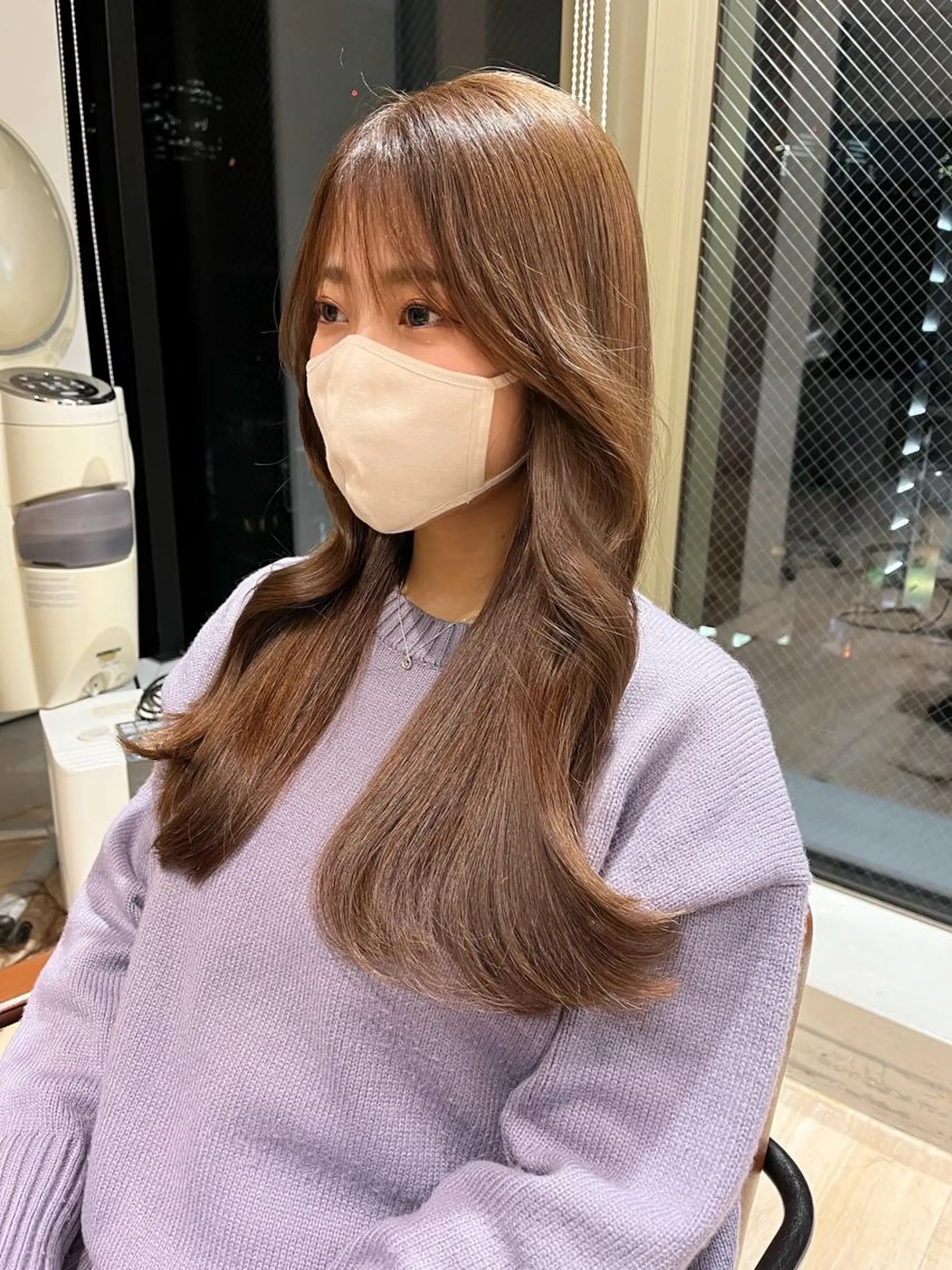 ロング 韓国風ヘア Je suis heureuse Tres所属・早朝セット☀️ レイヤー/Momoのヘアスタイル