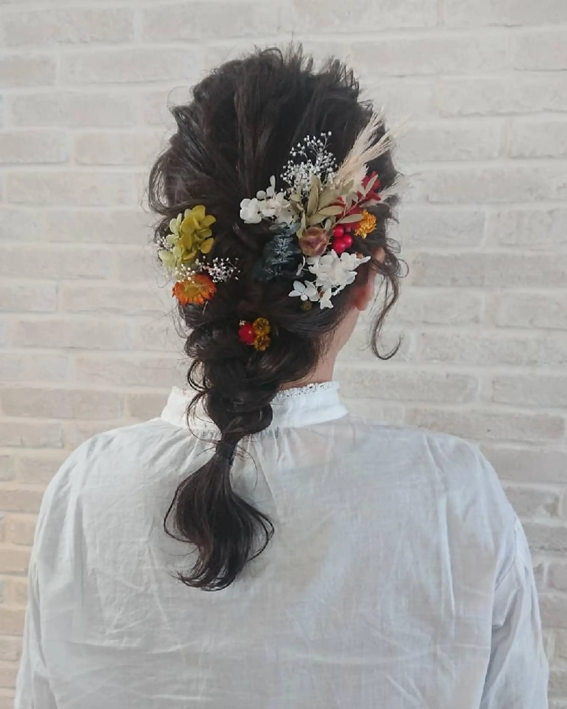 ヘアアレンジ セミロング カット トリートメント little×PORTO 元町所属・Topstylist ゆきこのヘアスタイル