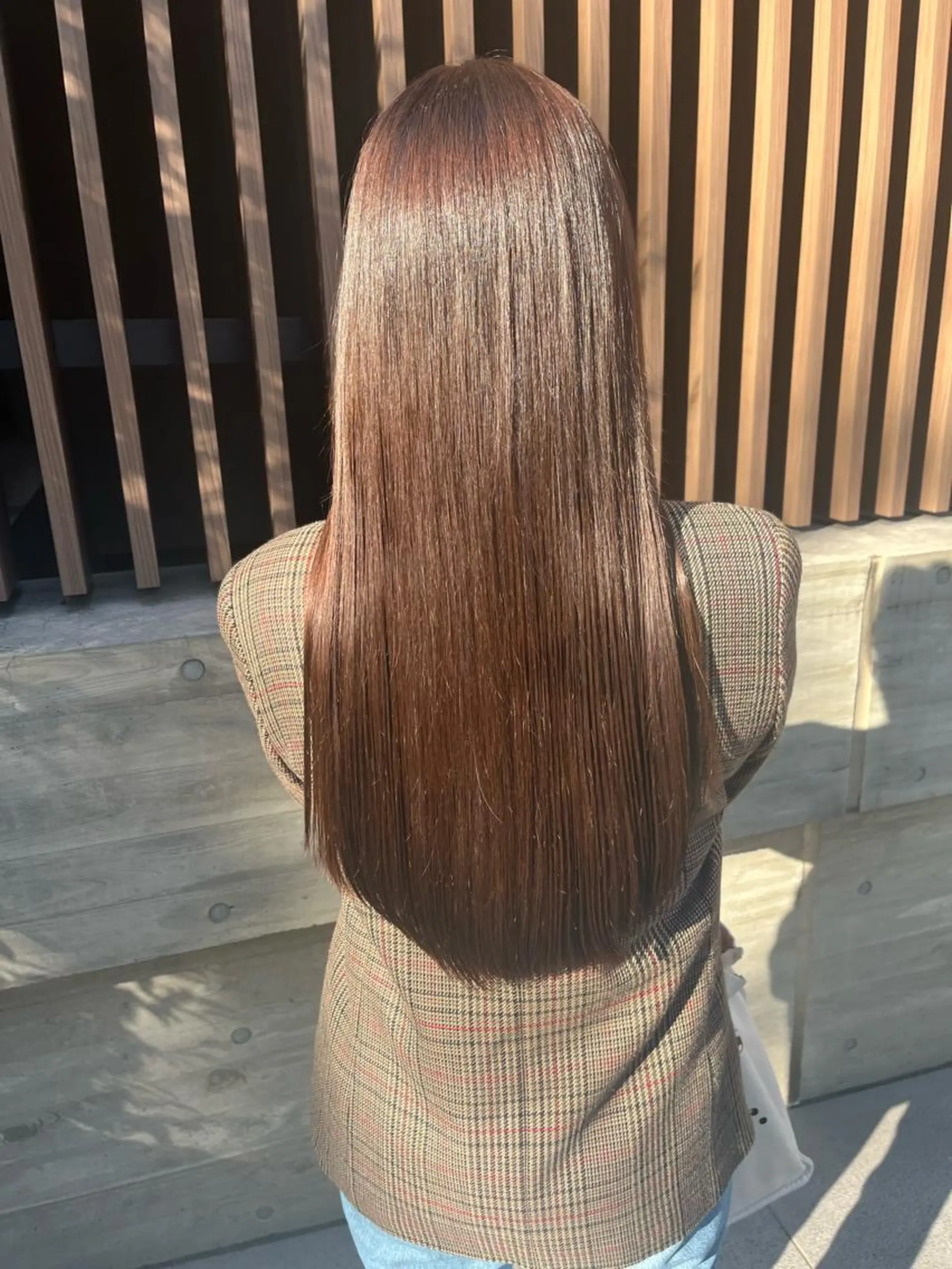 ロング カラー ヘアアレンジ 髪質改善/縮毛矯正 艶カラー/珠聡のヘアスタイル