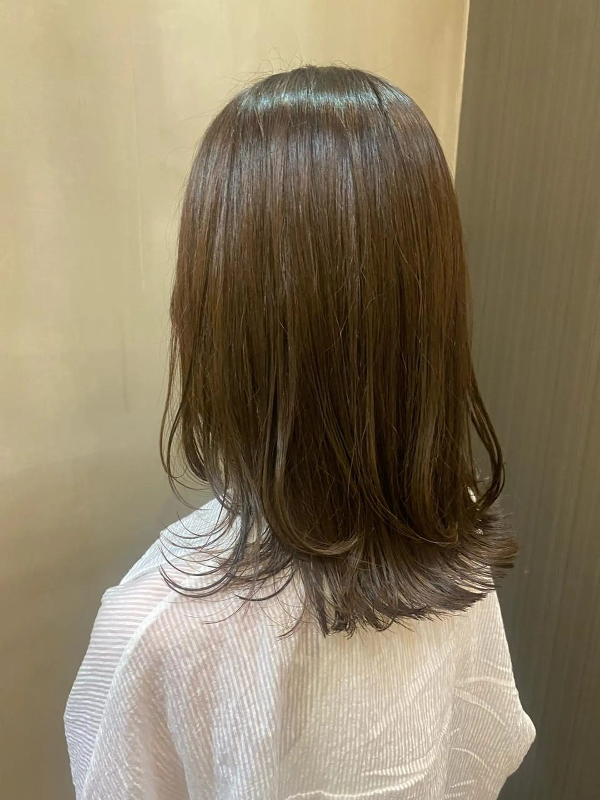 ミディアム カラー 韓国×髪質改善カラー 💎hinaのヘアスタイル