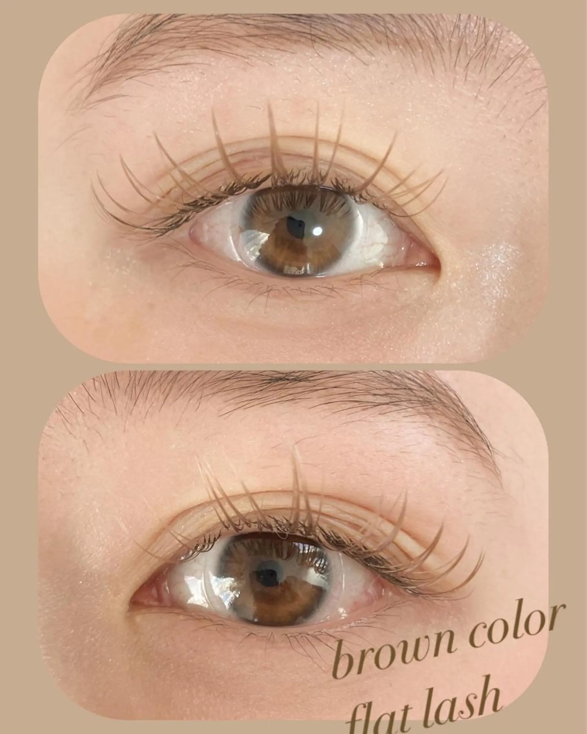 マツエク・マツパ カラーマツエク フラットラッシュ 戸田 早耶のマツエク・マツパデザイン