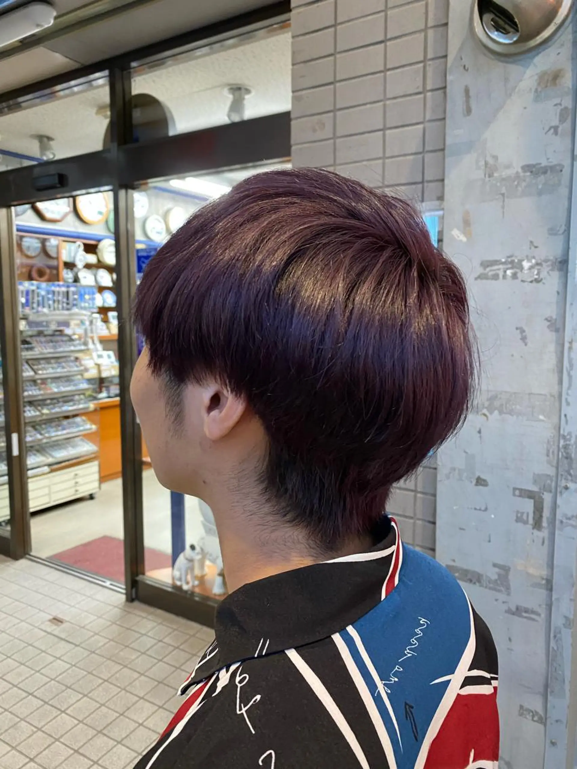 メンズ ヘアカラー ゆぴ☾‪/推しカラー /ハイトーンのヘアスタイル