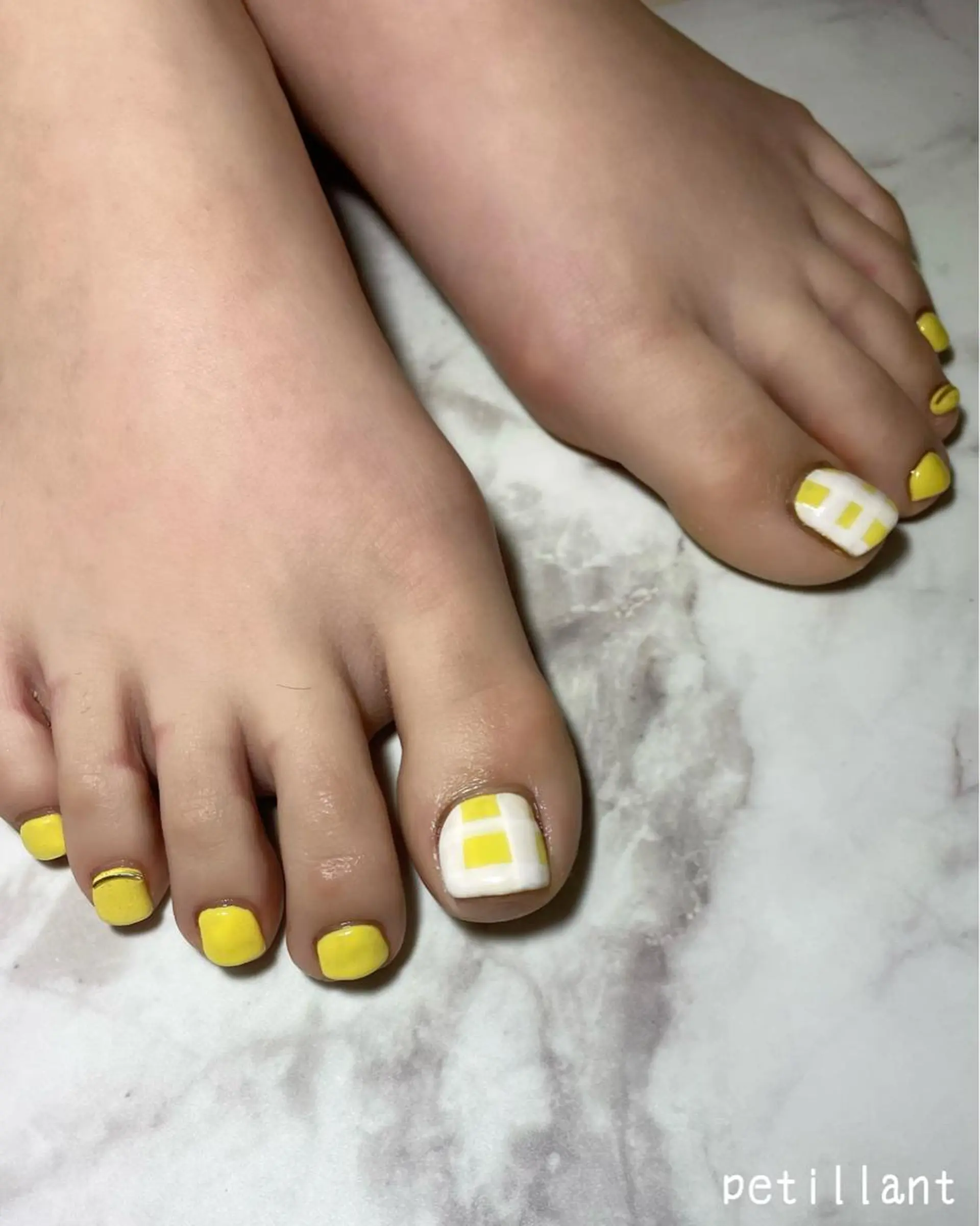 ネイル フットネイル 春ネイル petillant所属・nail salon petillantのネイルデザイン