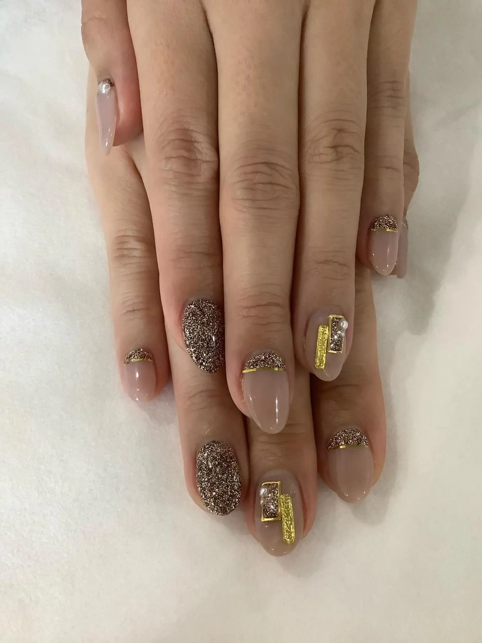 ネイル ハンドネイル 💎🐰 saki. m 🐰💎のネイルデザイン