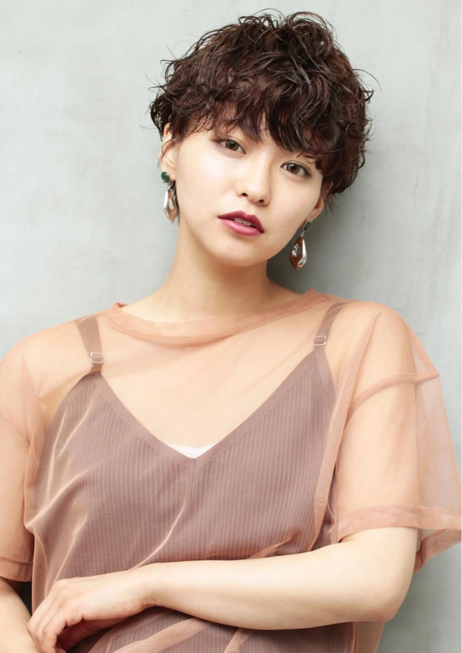 ショート パーマ カット ヘアカラー トリートメント ill副店長 立和田純也のヘアスタイル