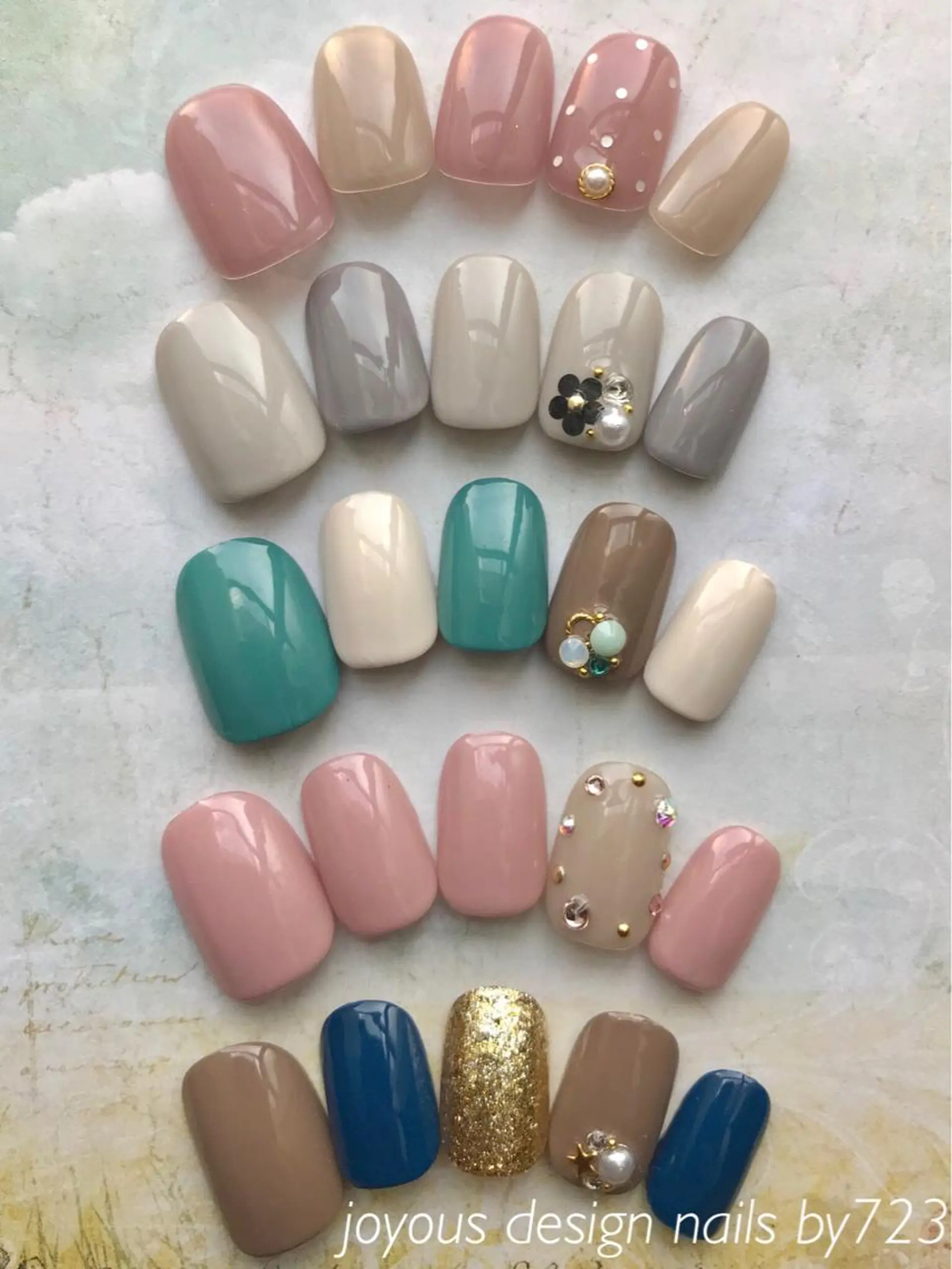 ネイル ジェルネイル シンプルネイル ハンドネイル jdn natsumiのネイルデザイン