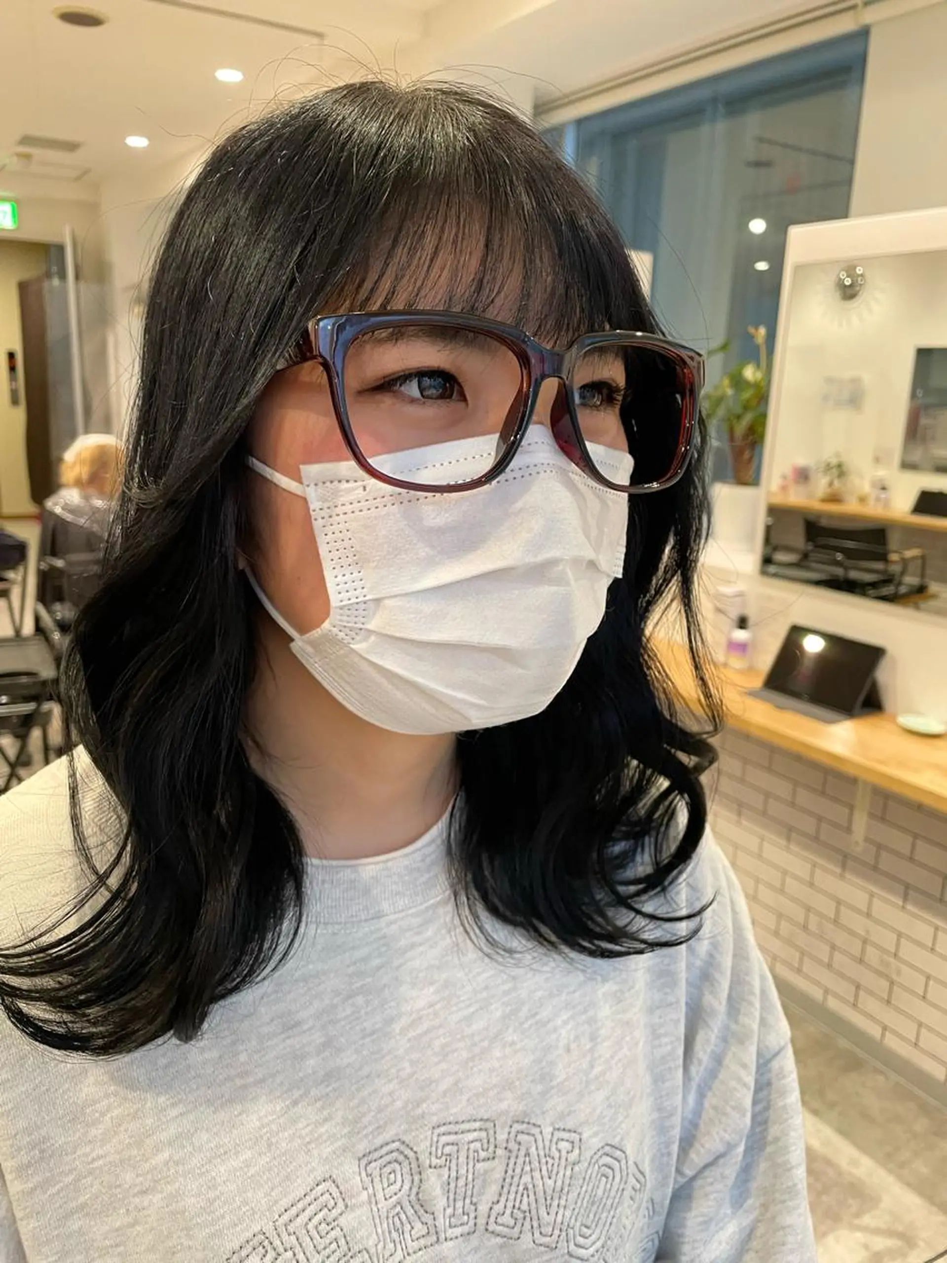 カラー 京都美容師 塩のヘアスタイル