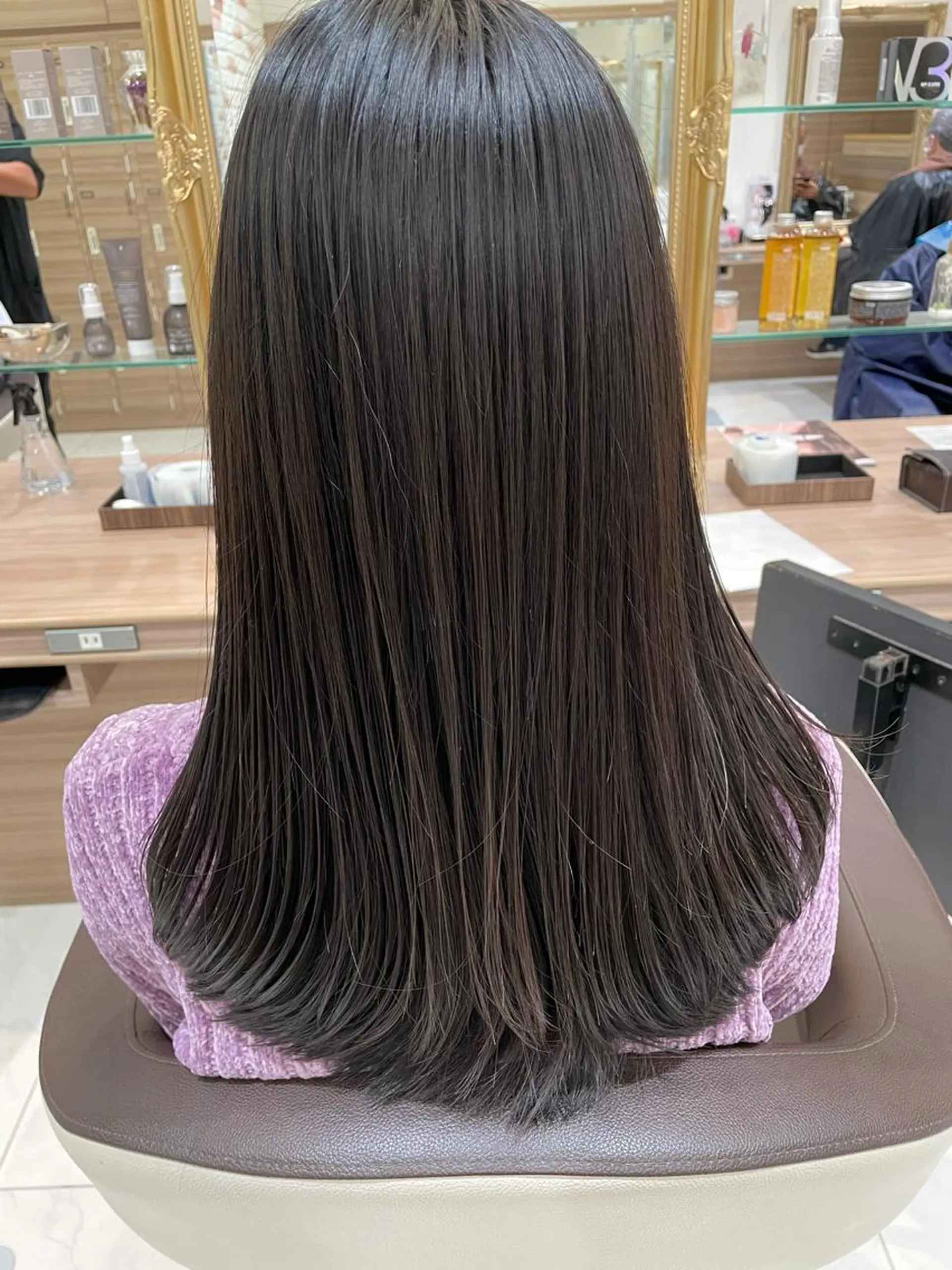 ロング カット ヘアカラー チダアキフミ Ash大森のヘアスタイル