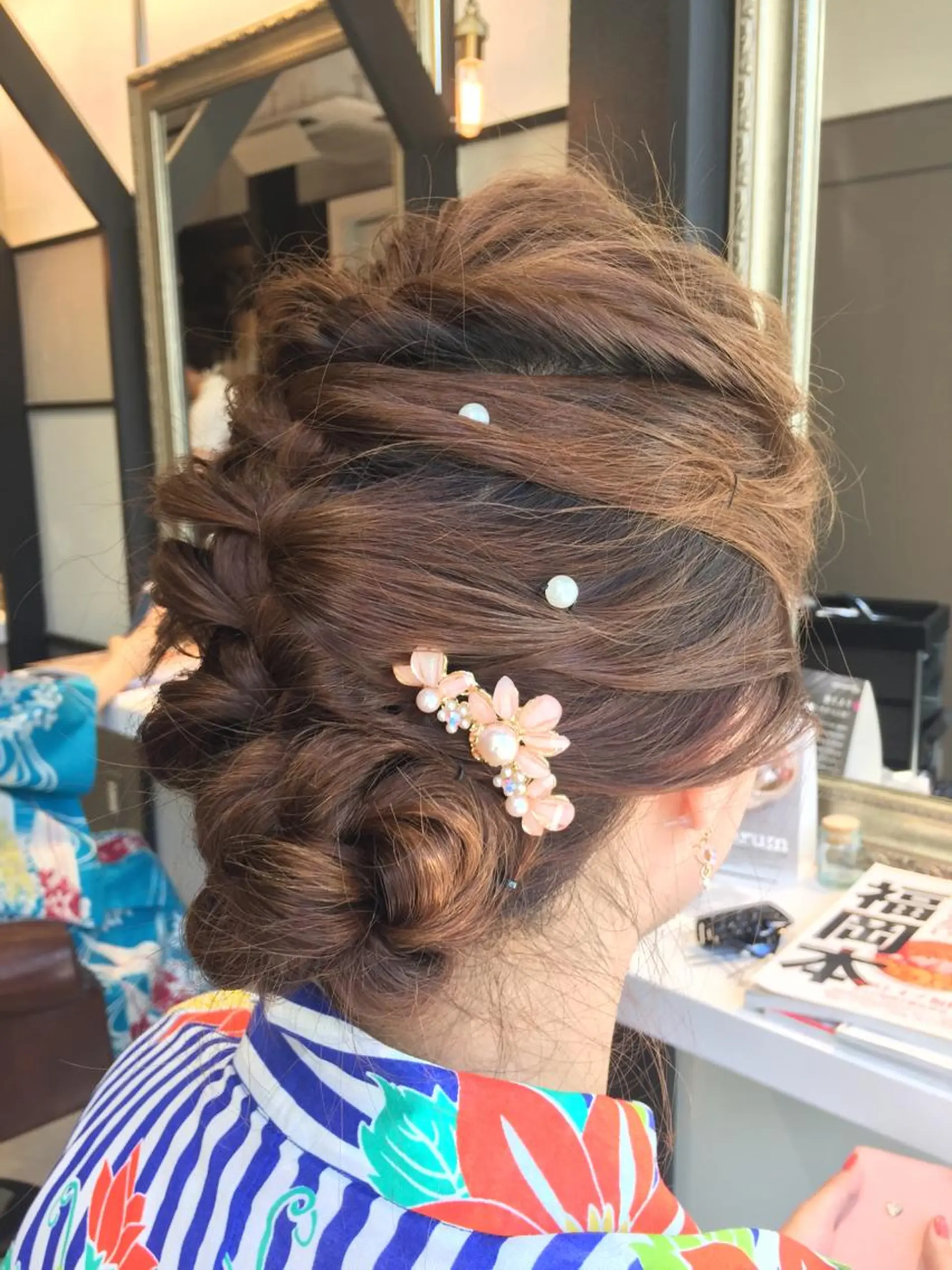 ロング ヘアアレンジ 浴衣 wavi hair所属・後藤 ユウキ/髪質改善🫧のヘアスタイル