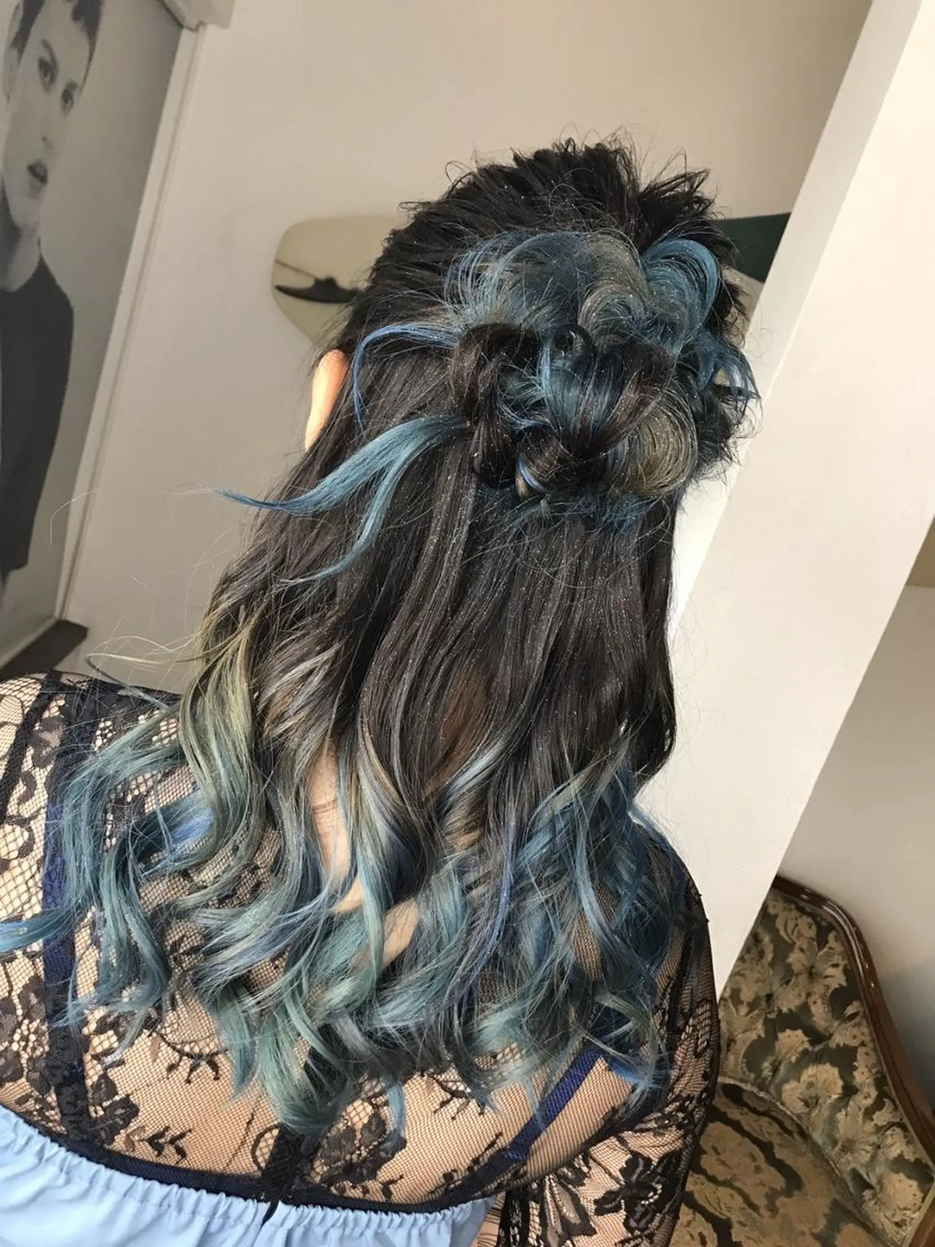 ロング カラー 最高級シールエクステ 💜Fave/あかねのヘアスタイル