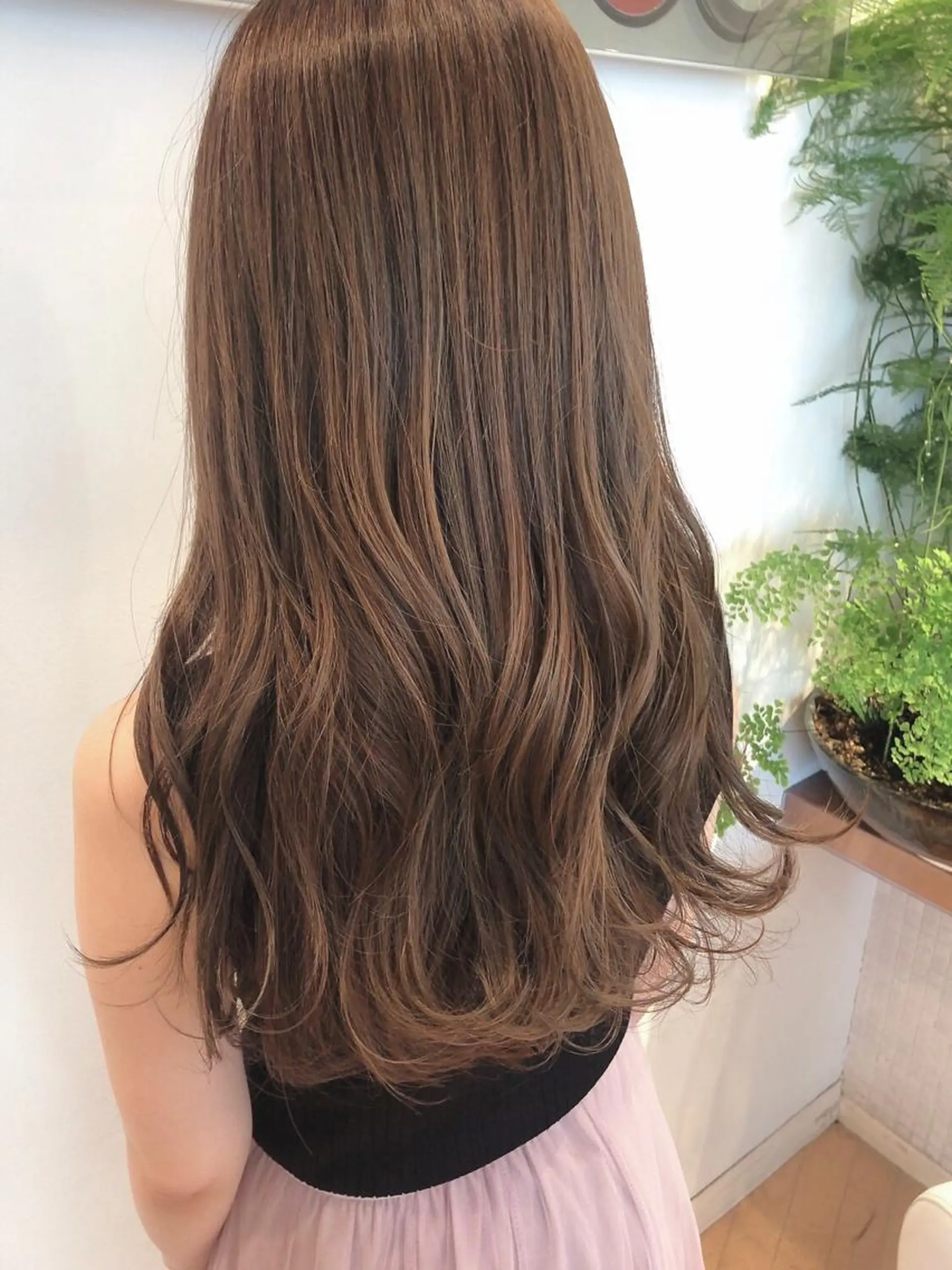 ロング カラー ハイライトカラー ハイライト 大村 凪のヘアスタイル