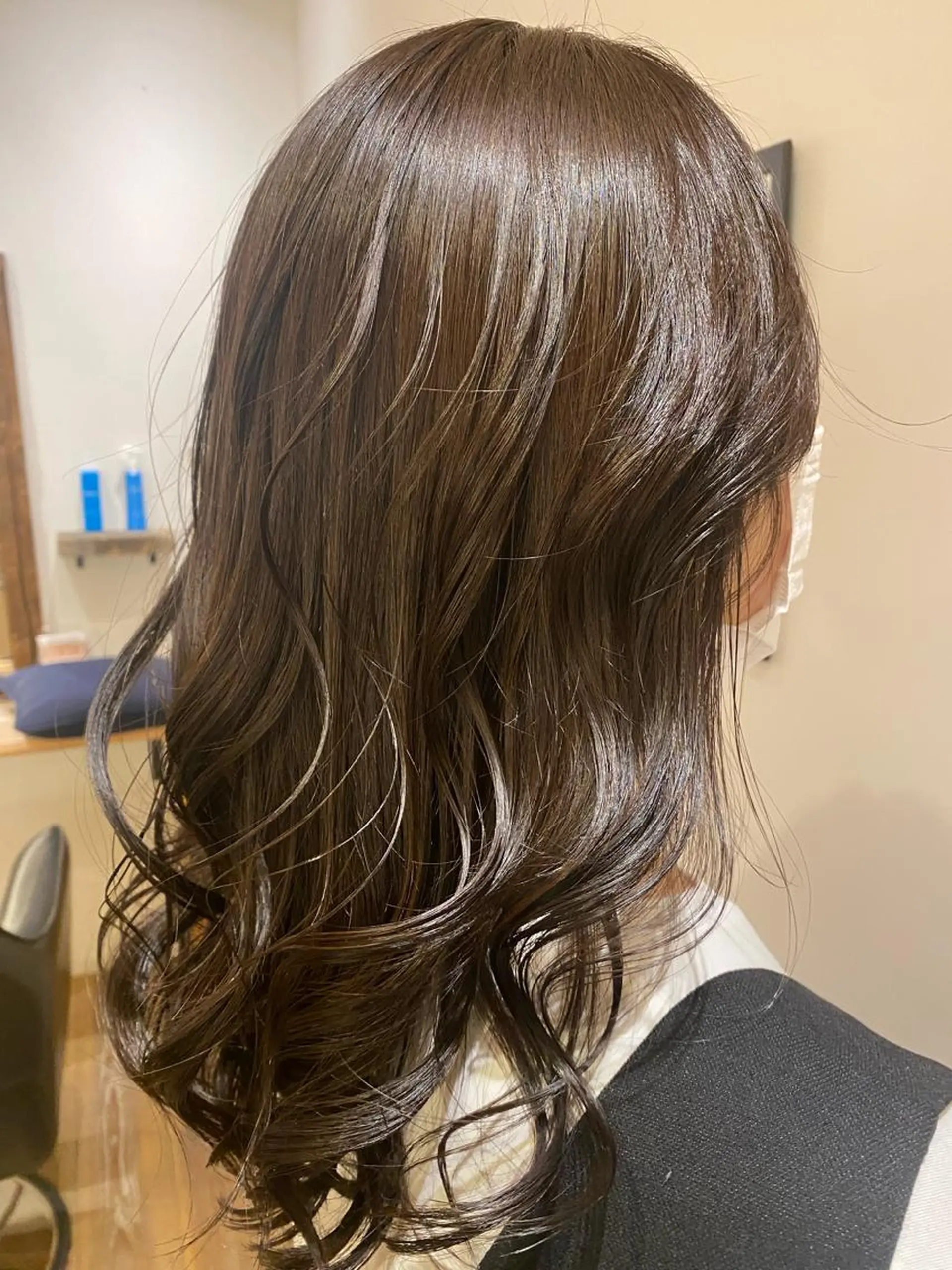 ミディアム カラー 髪質改善 大内翔太のヘアスタイル