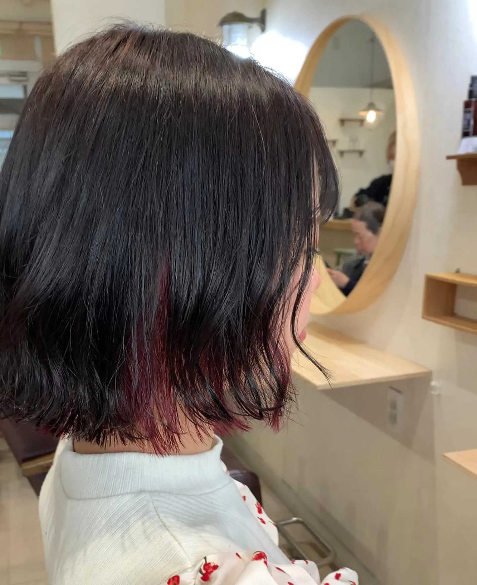 ショート カラー インナーカラー ピンクカラー メンズ指名多数!! SiLO 田島のヘアスタイル