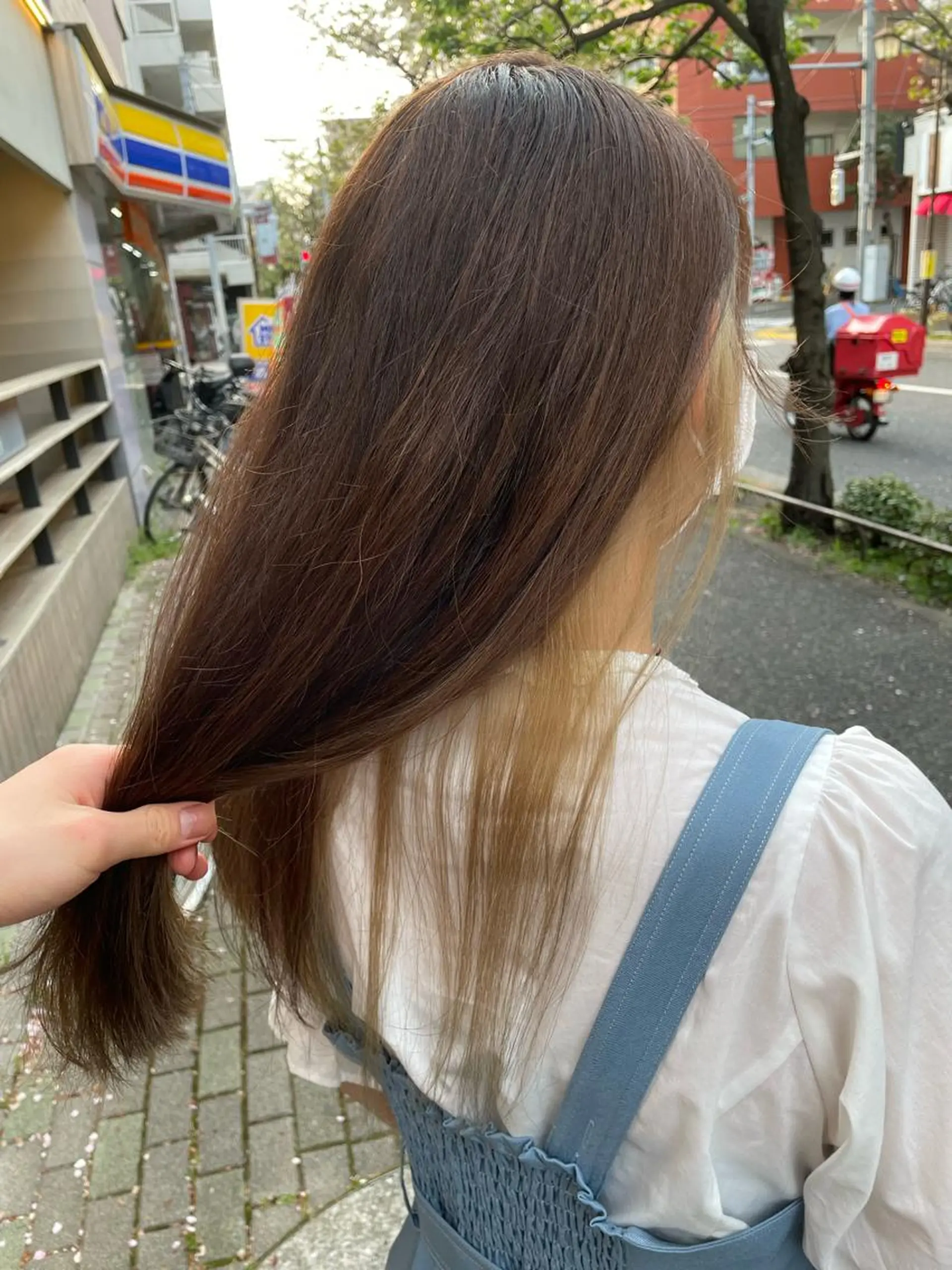 カラー ブリーチパーマ🌍 正木天のヘアスタイル