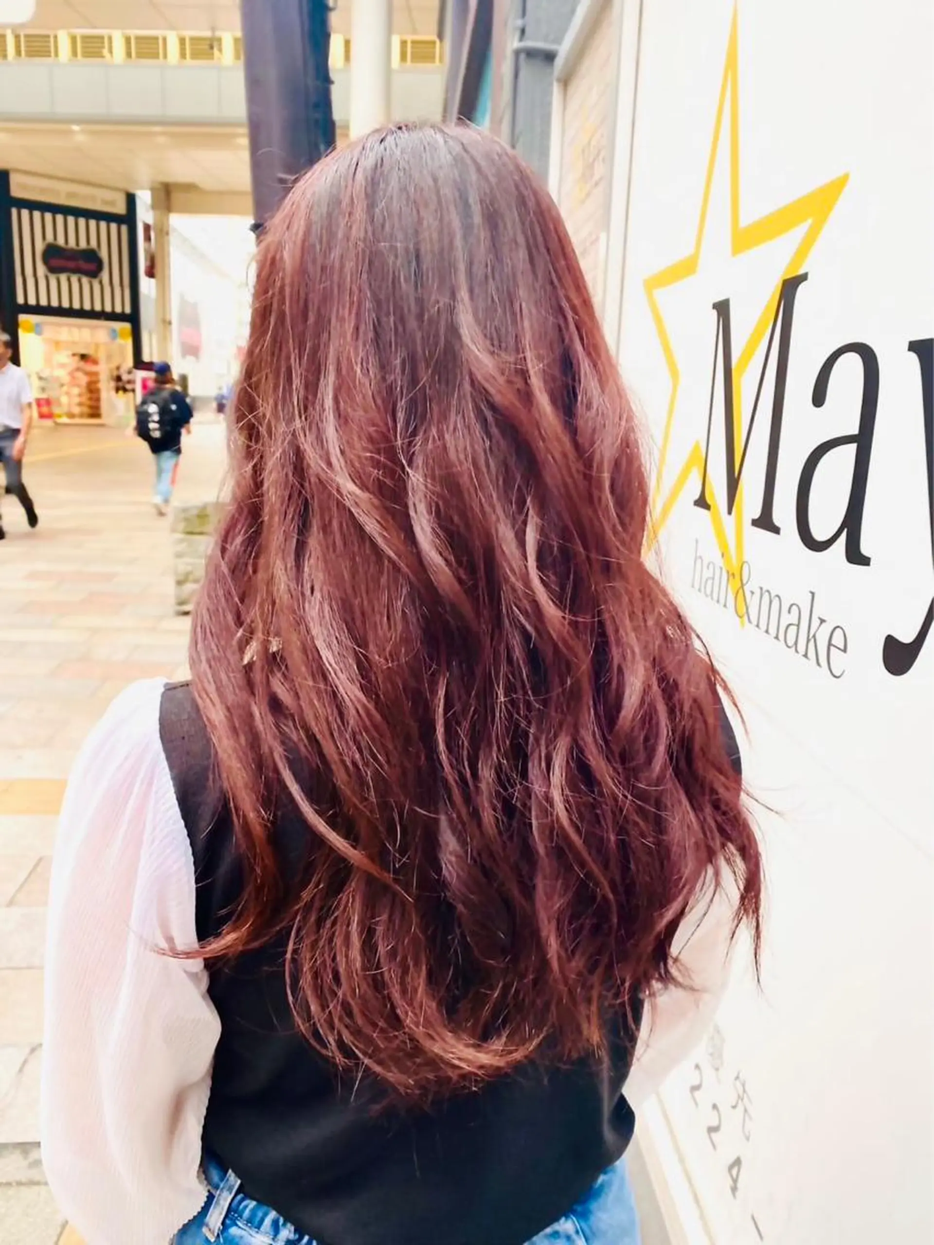 ロング カラー 🐖 やぶたはるや🐖のヘアスタイル