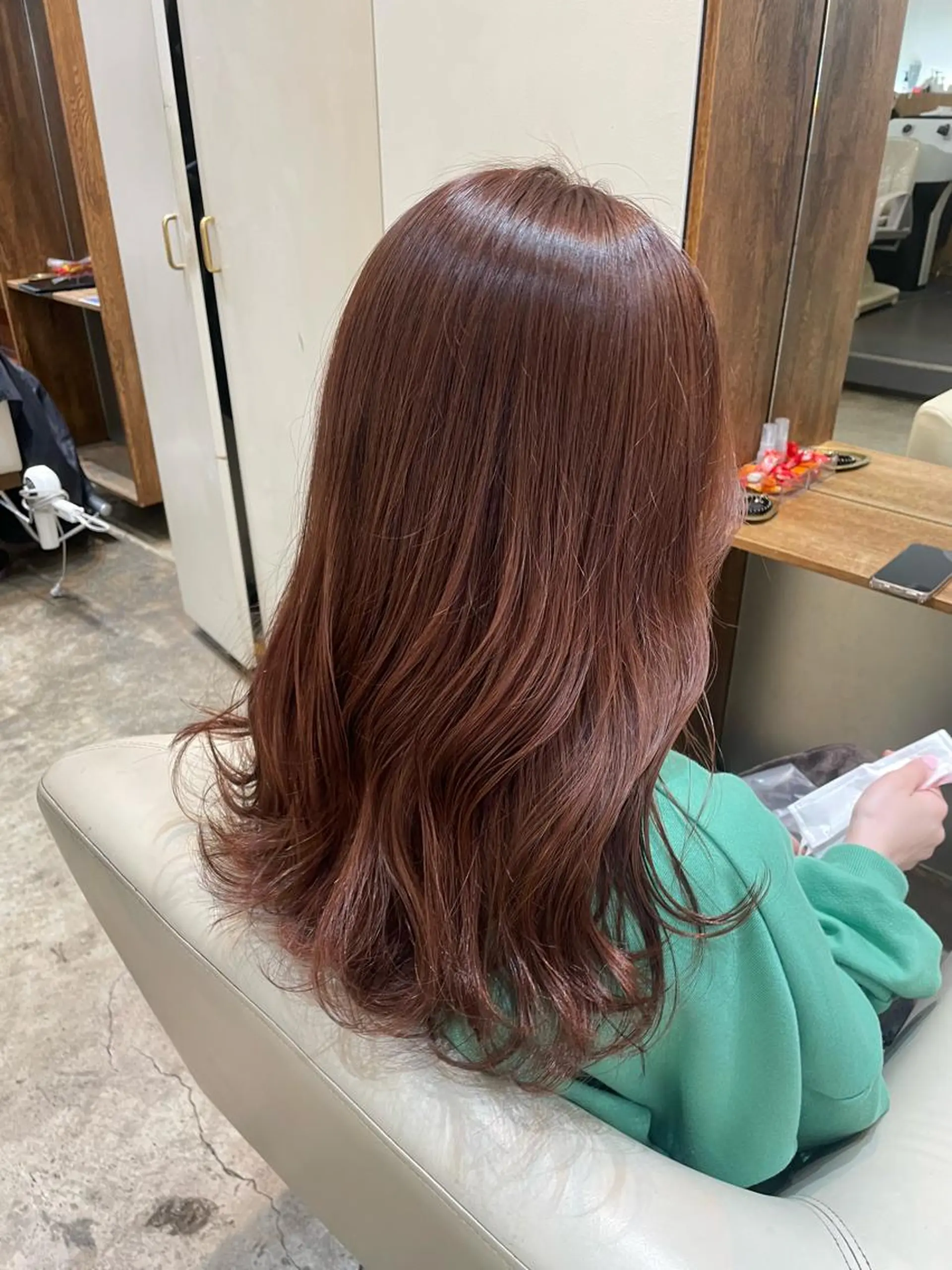 ロング カラー 【完全個室】髪質改善 暖色カラー/山崎唯奈のヘアスタイル