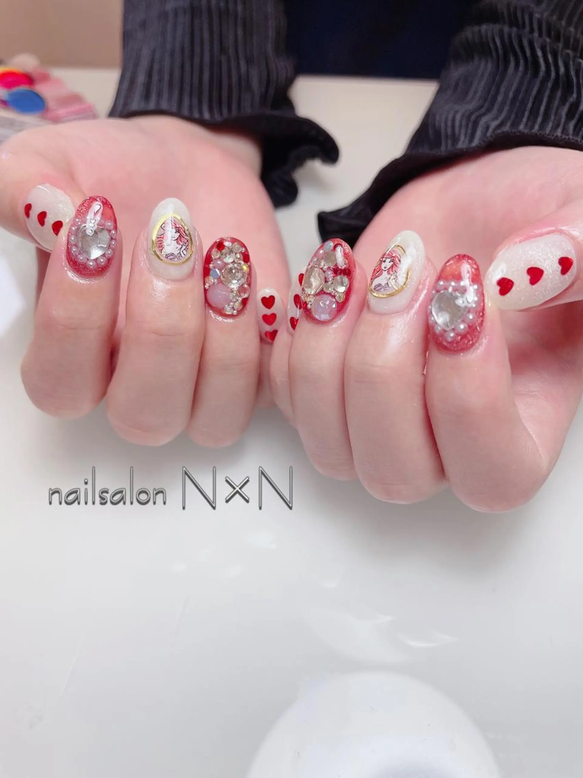 ネイル ニュアンスネイル ぷっくりネイル ハンドネイル nail salon N×Nのネイルデザイン