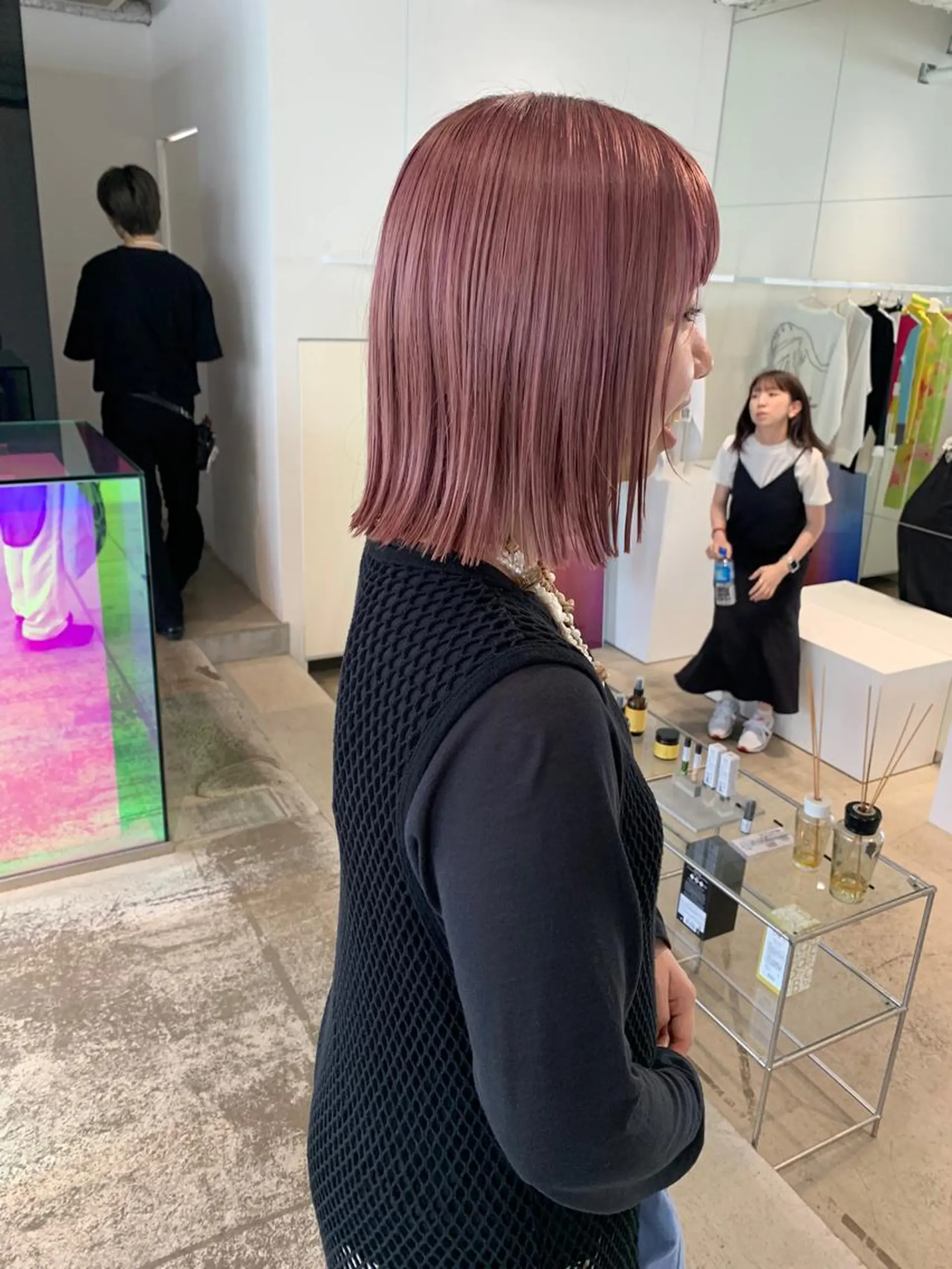 ミディアム カラー ANY／SUE 千葉パーマのヘアスタイル