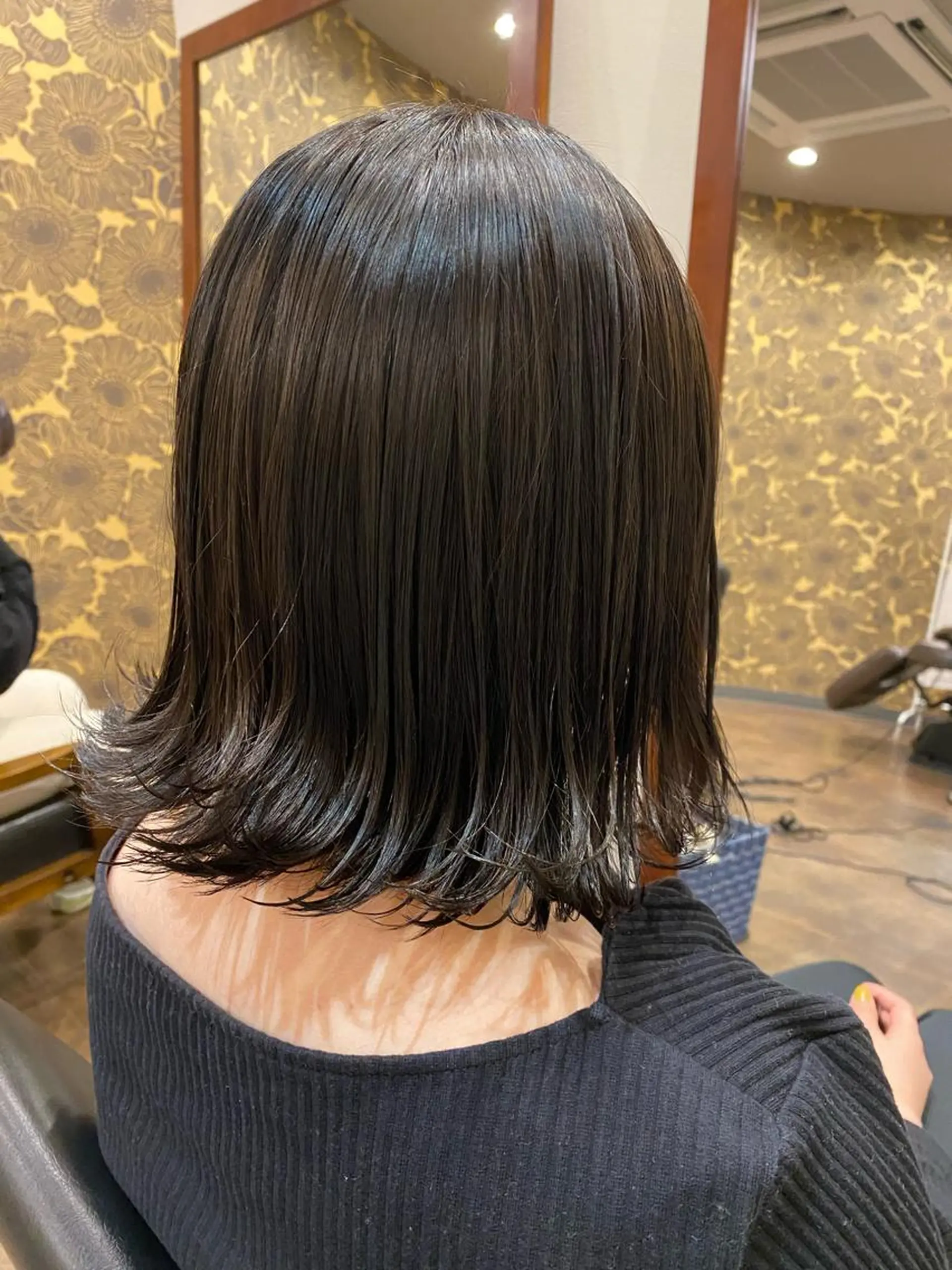 ミディアム カラー ヘアアレンジ Design Color🐰アユミのヘアスタイル