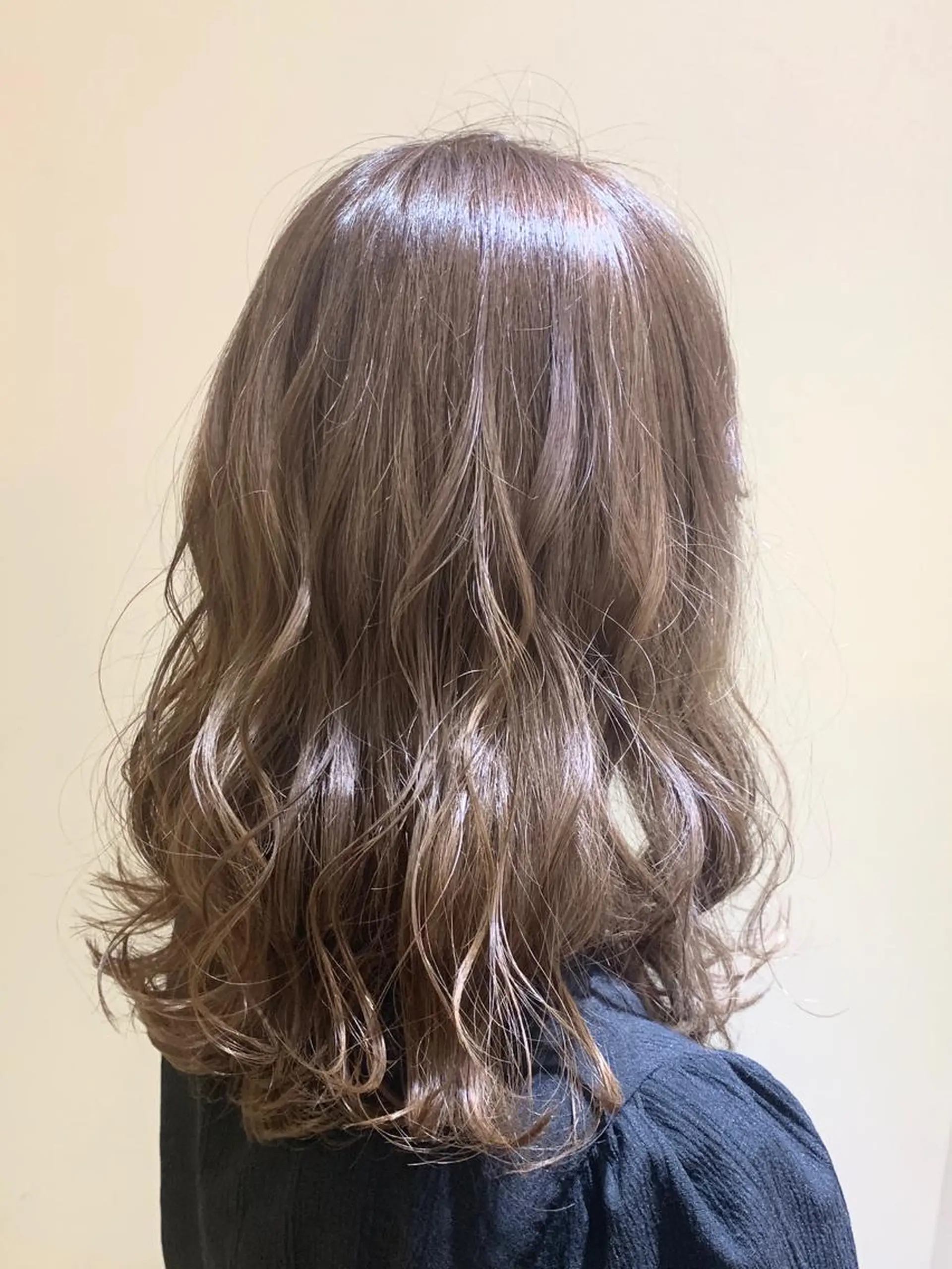 ミディアム カラー ヘアアレンジ ベージュカラー ヘアカラー トリートメント 店長/ 加藤 流菜のヘアスタイル