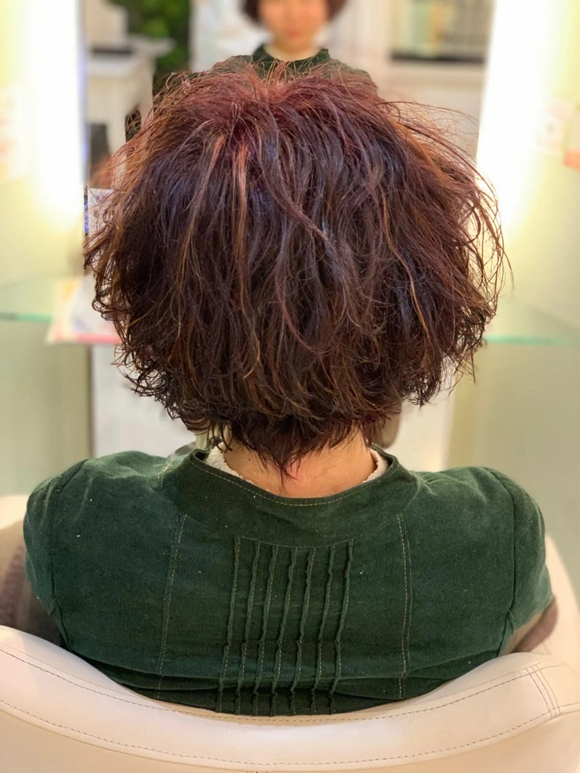 ショート カラー パーマ トータルビューティー K:R鶴川のヘアスタイル