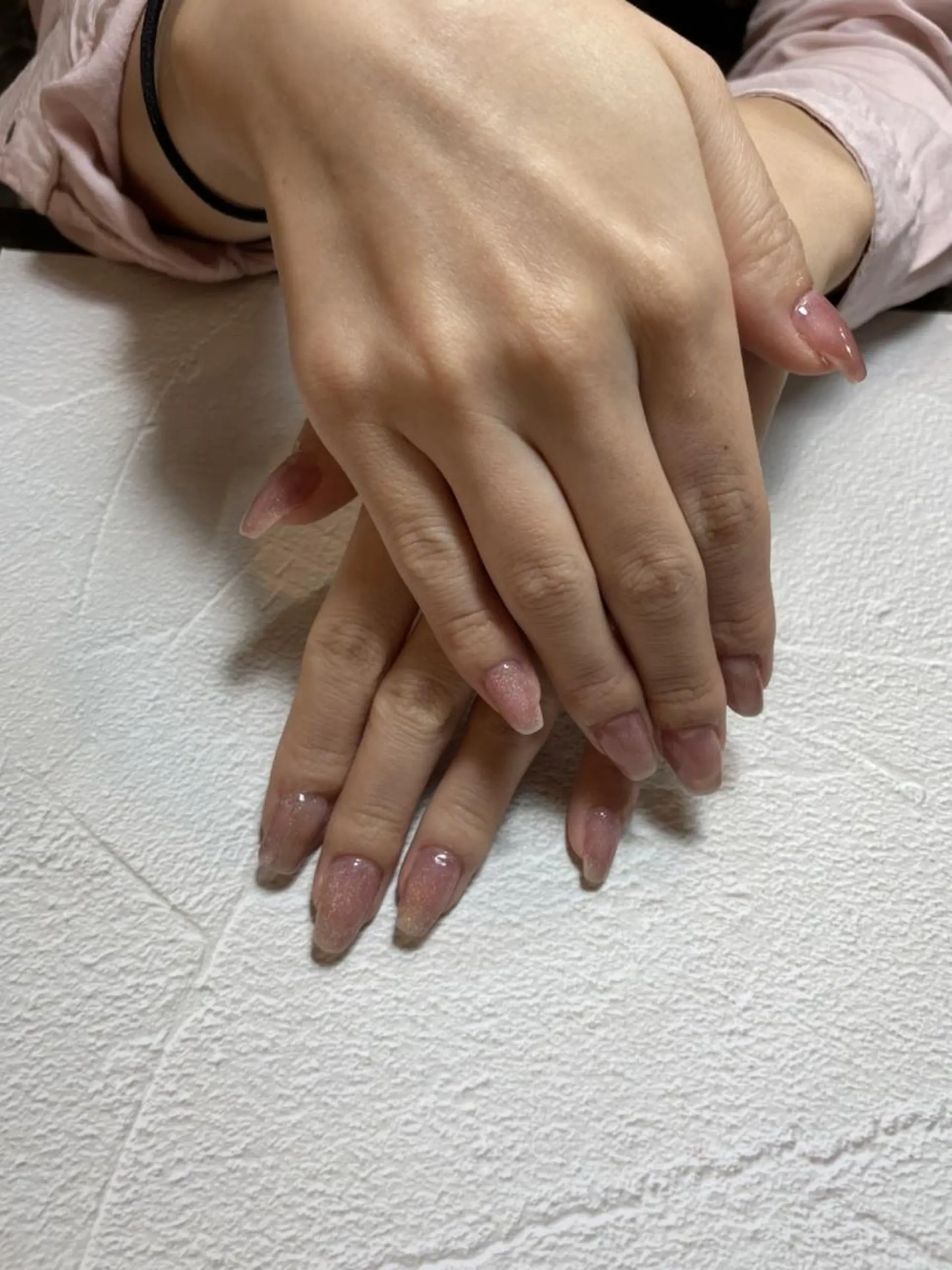 ネイル アートネイル ジェルネイル グラデーション マグネットネイル 持ち込み Nailist Honamiのネイルデザイン