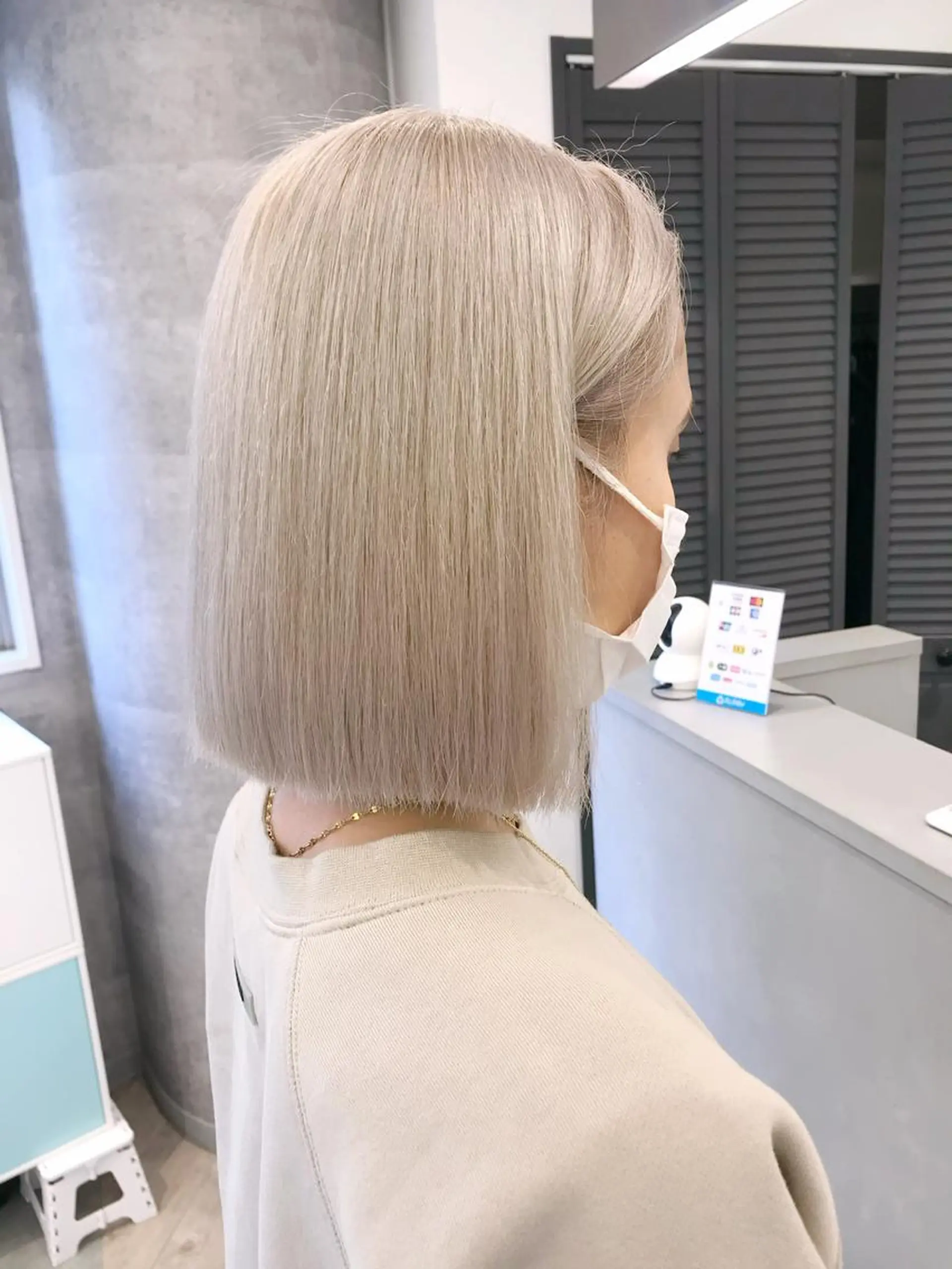 ミディアム カラー 塩川 和弥のヘアスタイル