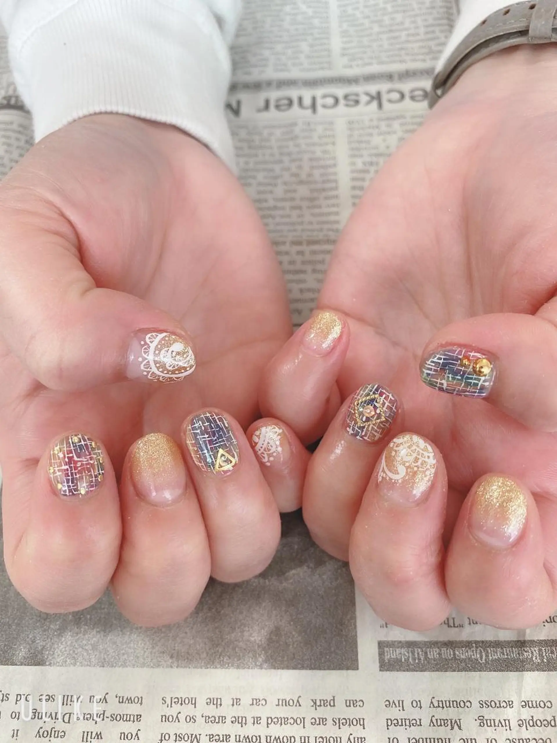 ネイル ハンドネイル ハンドケア 森山 舞のネイルデザイン