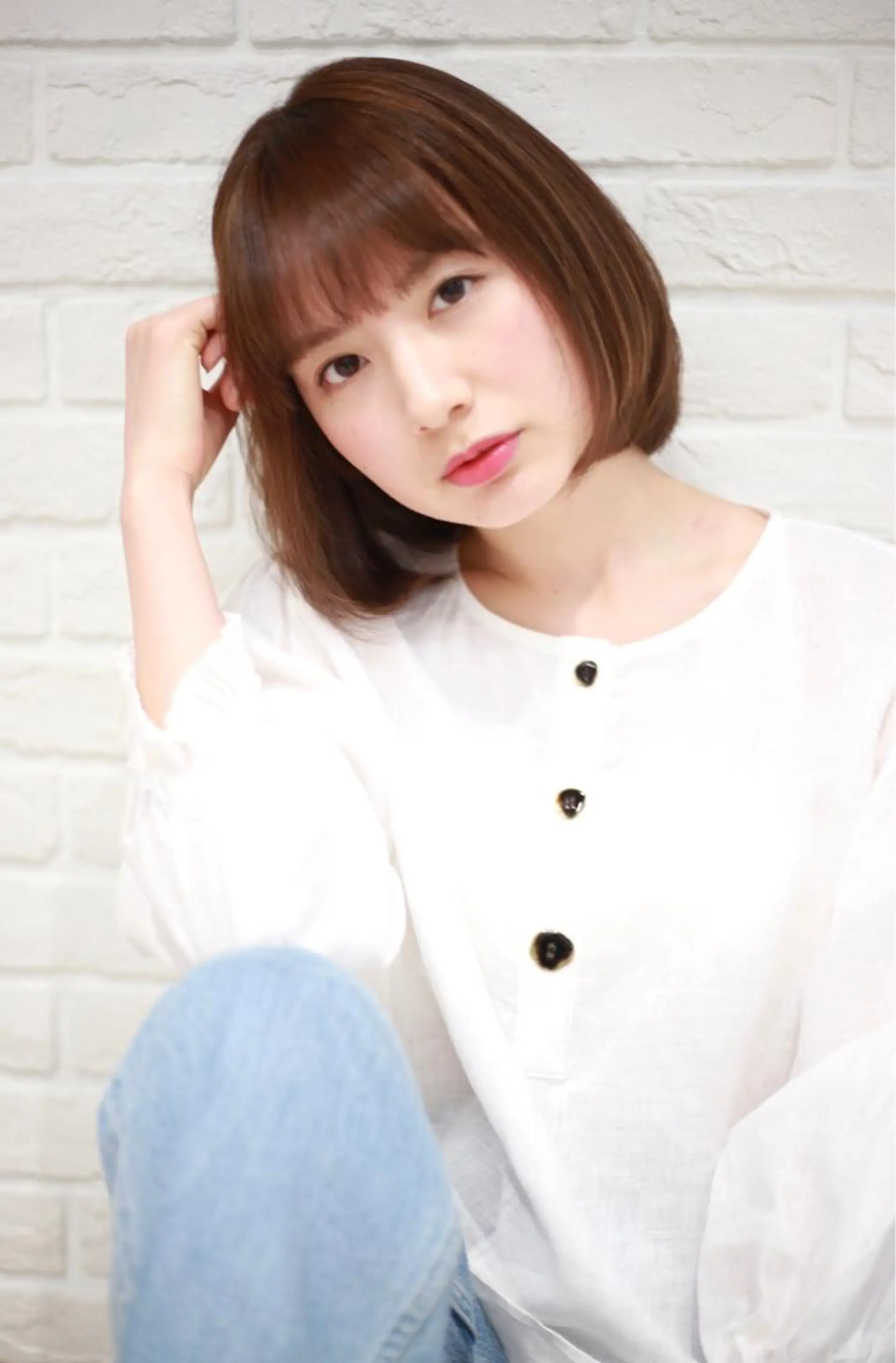 ショート カラー ヘアカラー なりたいが叶う ながしまじゅんきのヘアスタイル