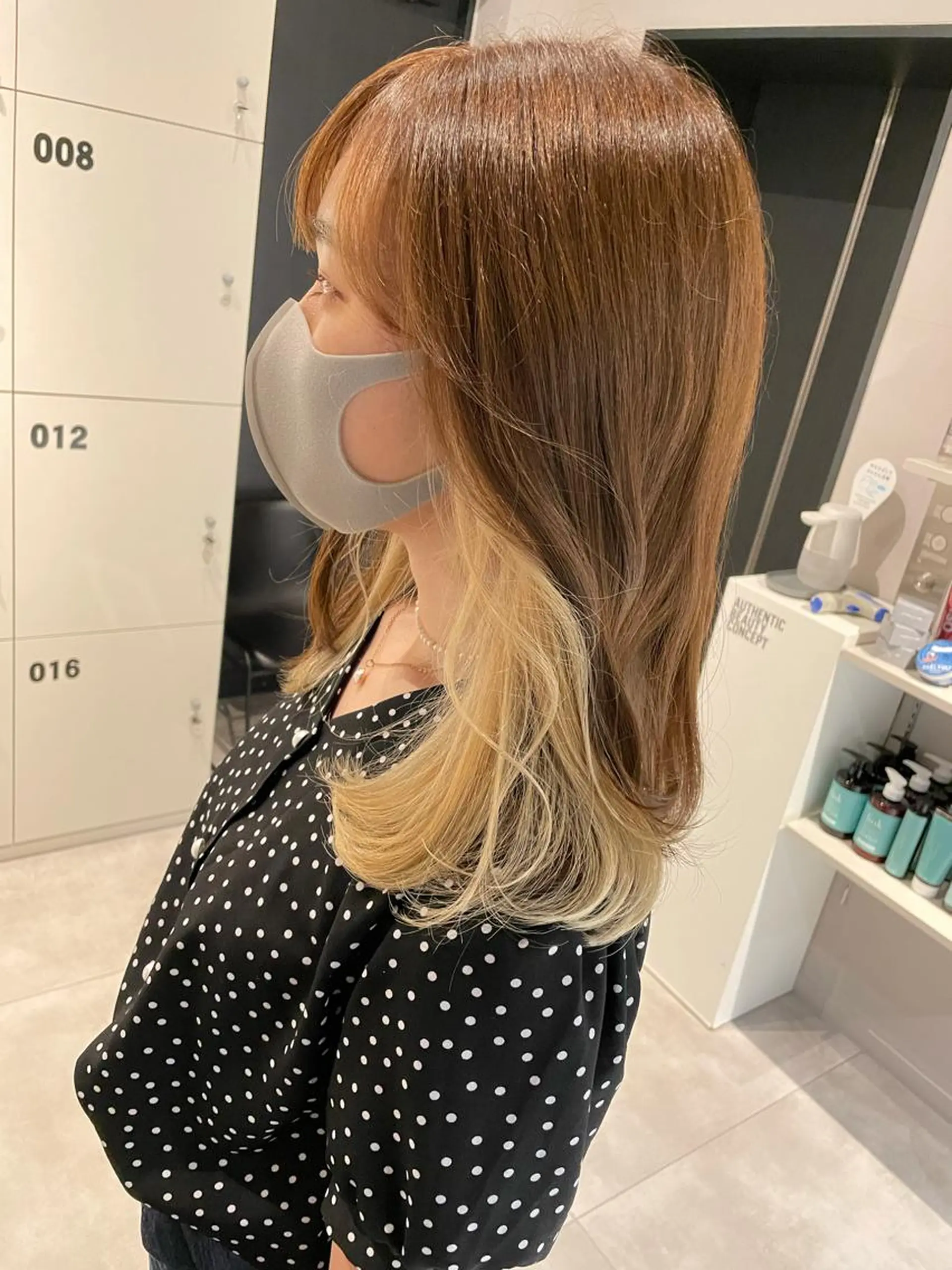 ミディアム カラー カット ヘアカラー トリートメント 髪質改善×透明感× トレンド/杉田 圭のヘアスタイル