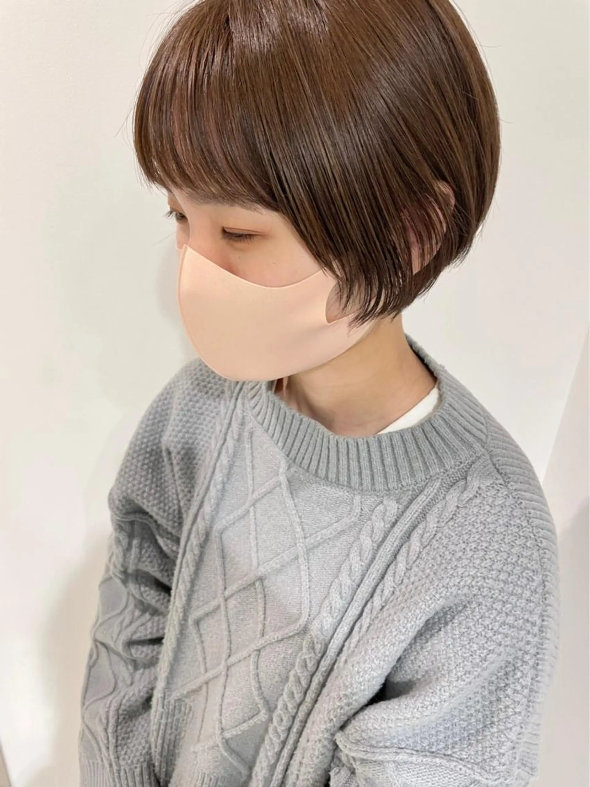 ショート カラー 透明感カラー 似合わせカット ショートヘア ブリーチ/レイヤー 🌻Mutsumiのヘアスタイル