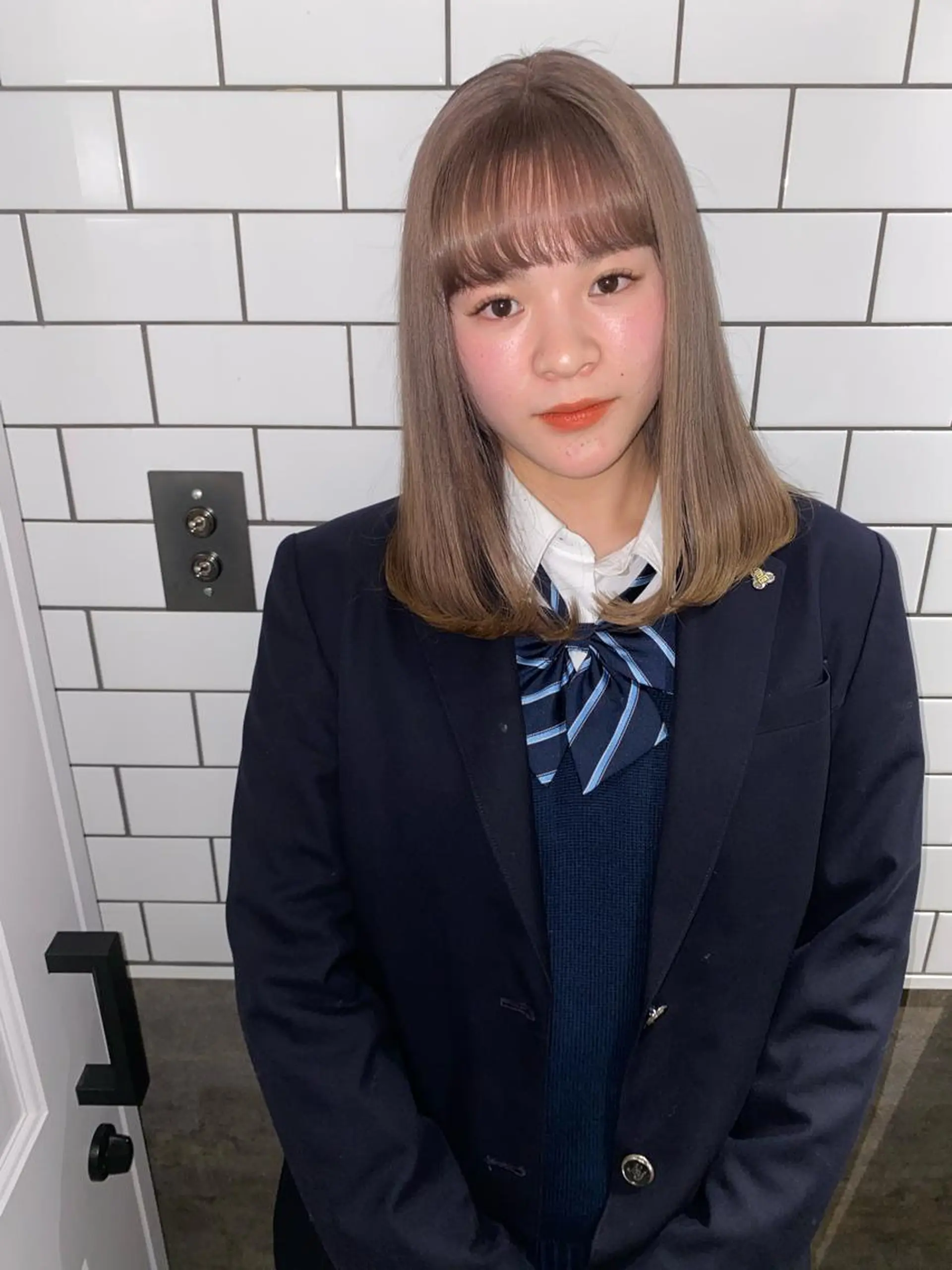 ミディアム カラー ヘアアレンジ XENA表参道 MIKUのヘアスタイル