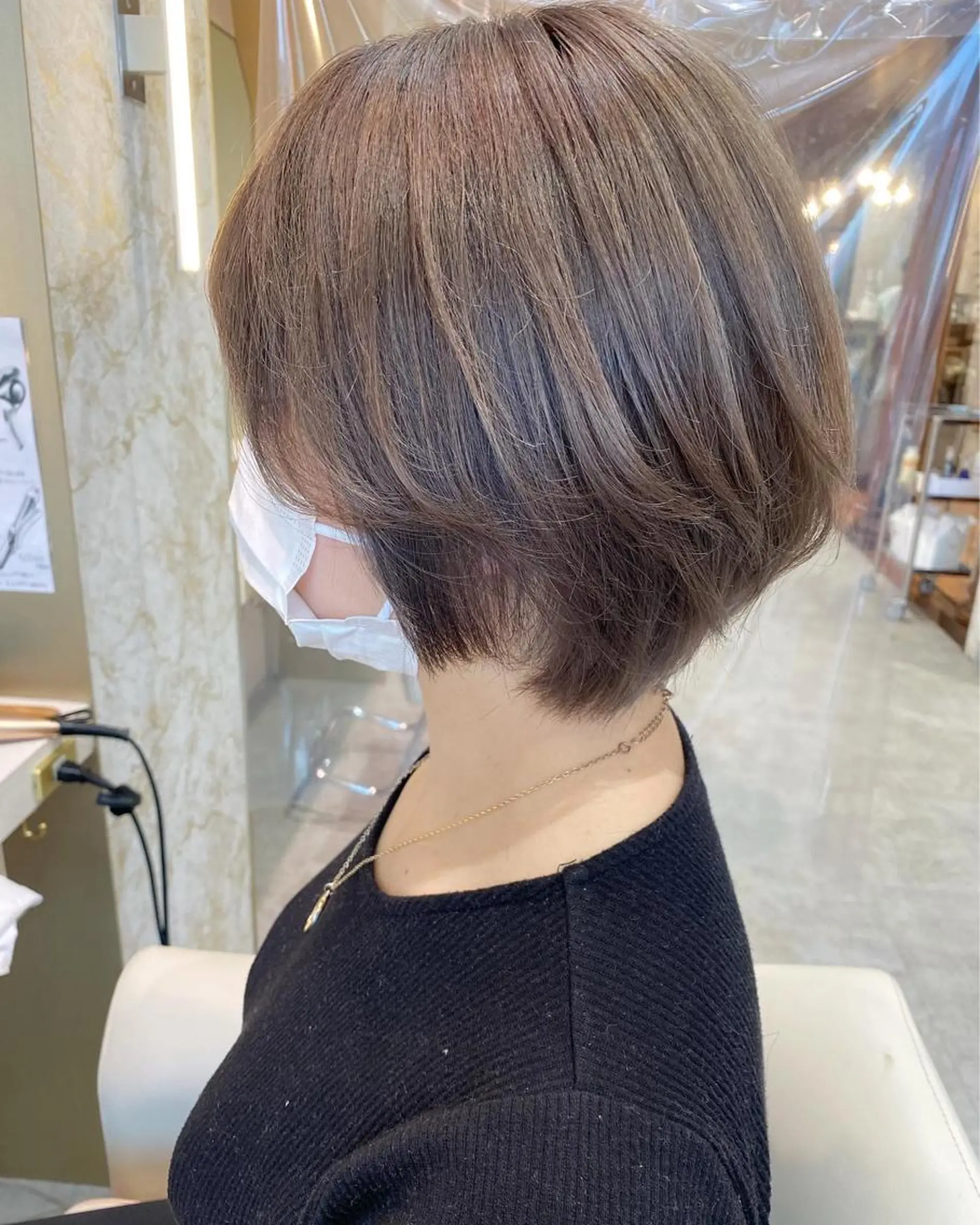 ショート カラー 店長/mao/ 前髪/顔周りカットのヘアスタイル