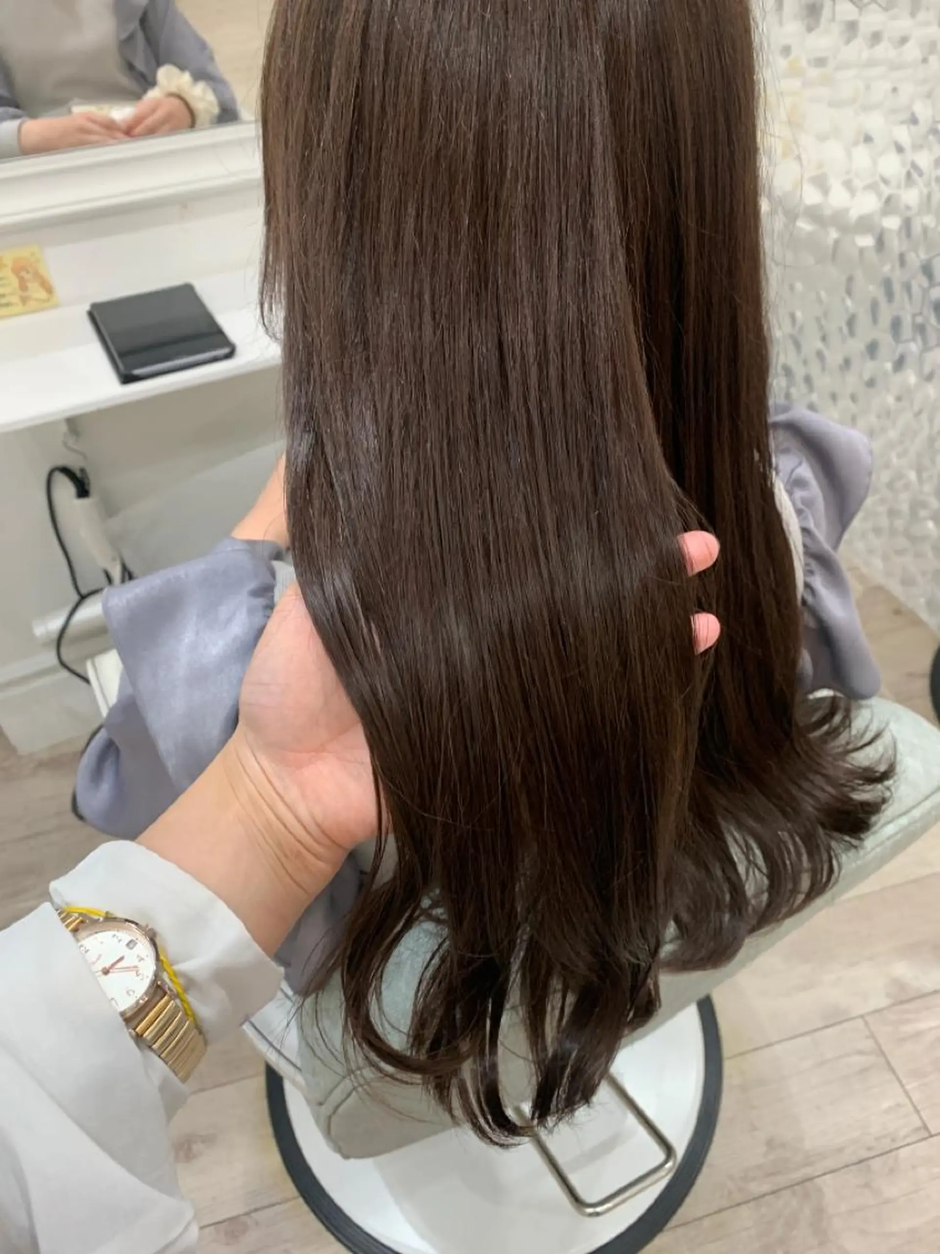 ロング カラー カット ヘアカラー HARUKA韓国ヘア /Luana梅田のヘアスタイル