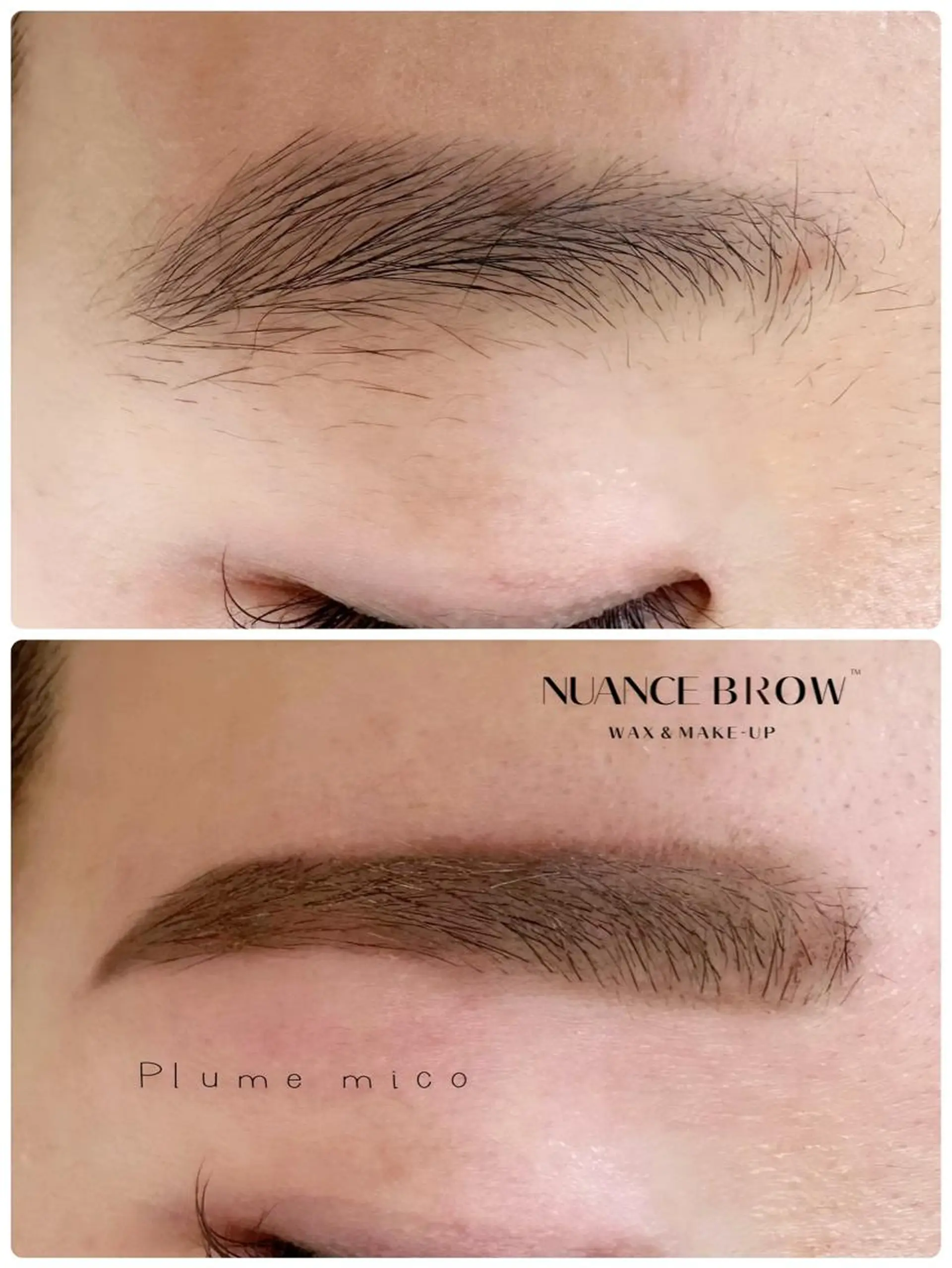アイブロウ ワックス脱毛 Plume micoのマツエク・マツパデザイン
