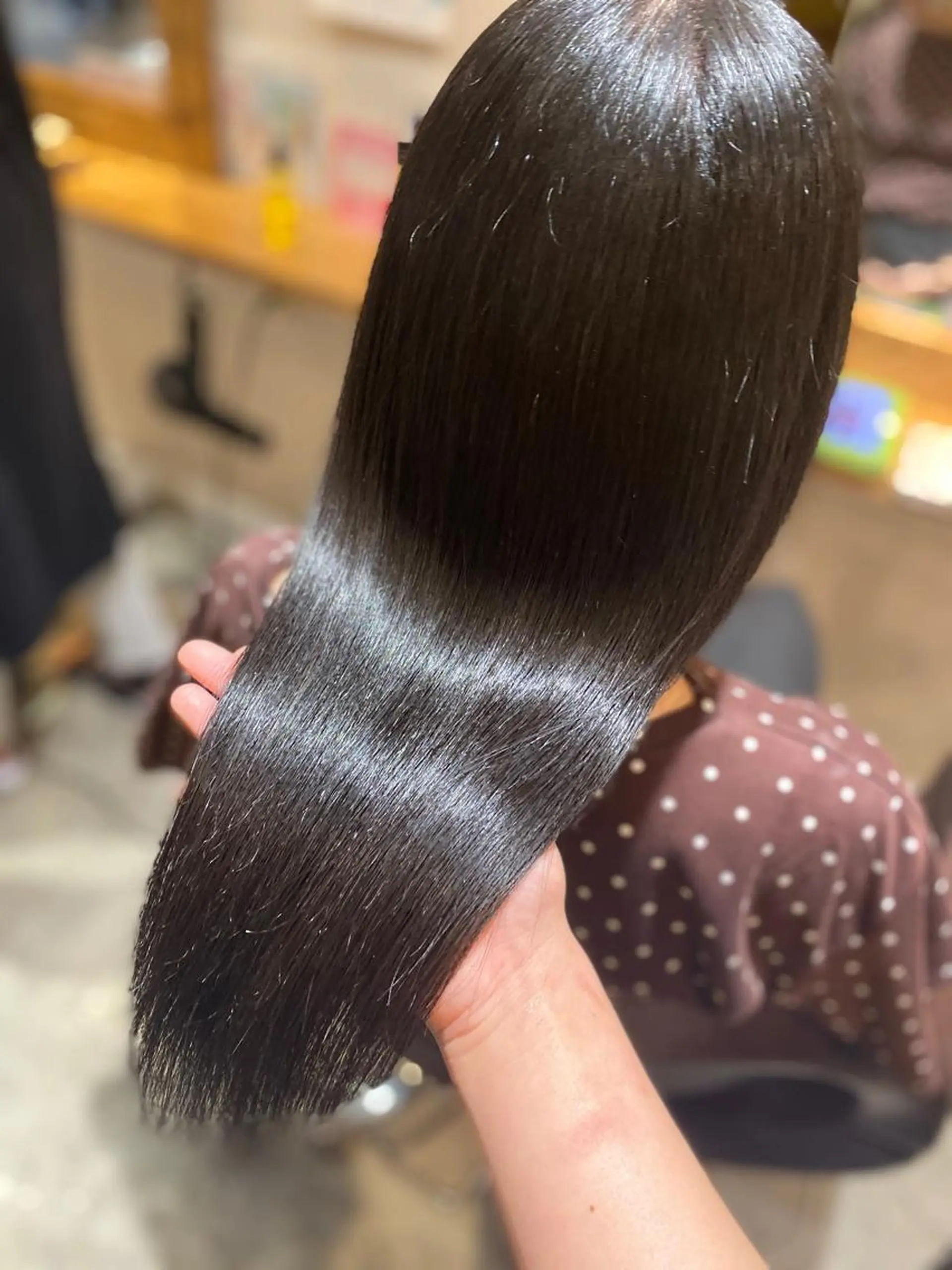 セミロング 髪質改善×矯正🫧 韓国ヘアasamiのヘアスタイル