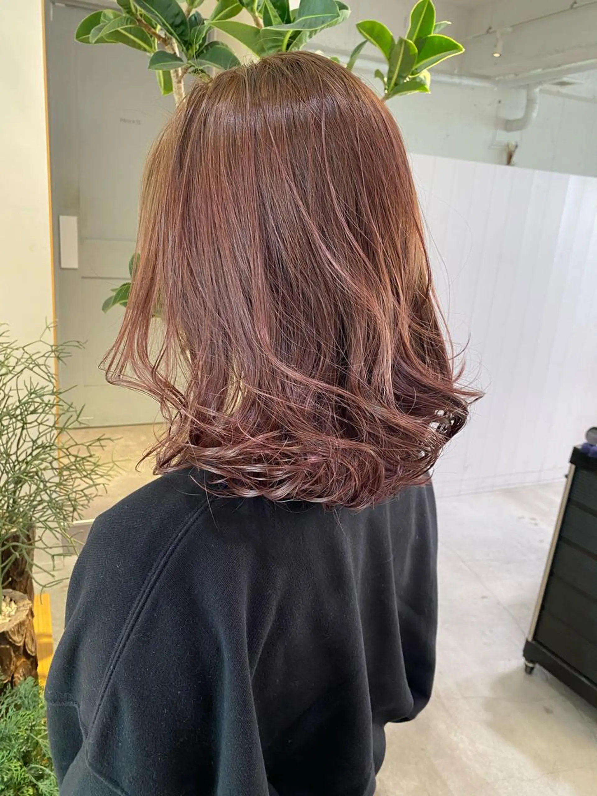ミディアム カラー ヘアアレンジ ブリーチ ハイライトカラー ラベンダーカラー ピンクカラー ピンクラベンダー 【メンズ】 ルービック豊中のヘアスタイル