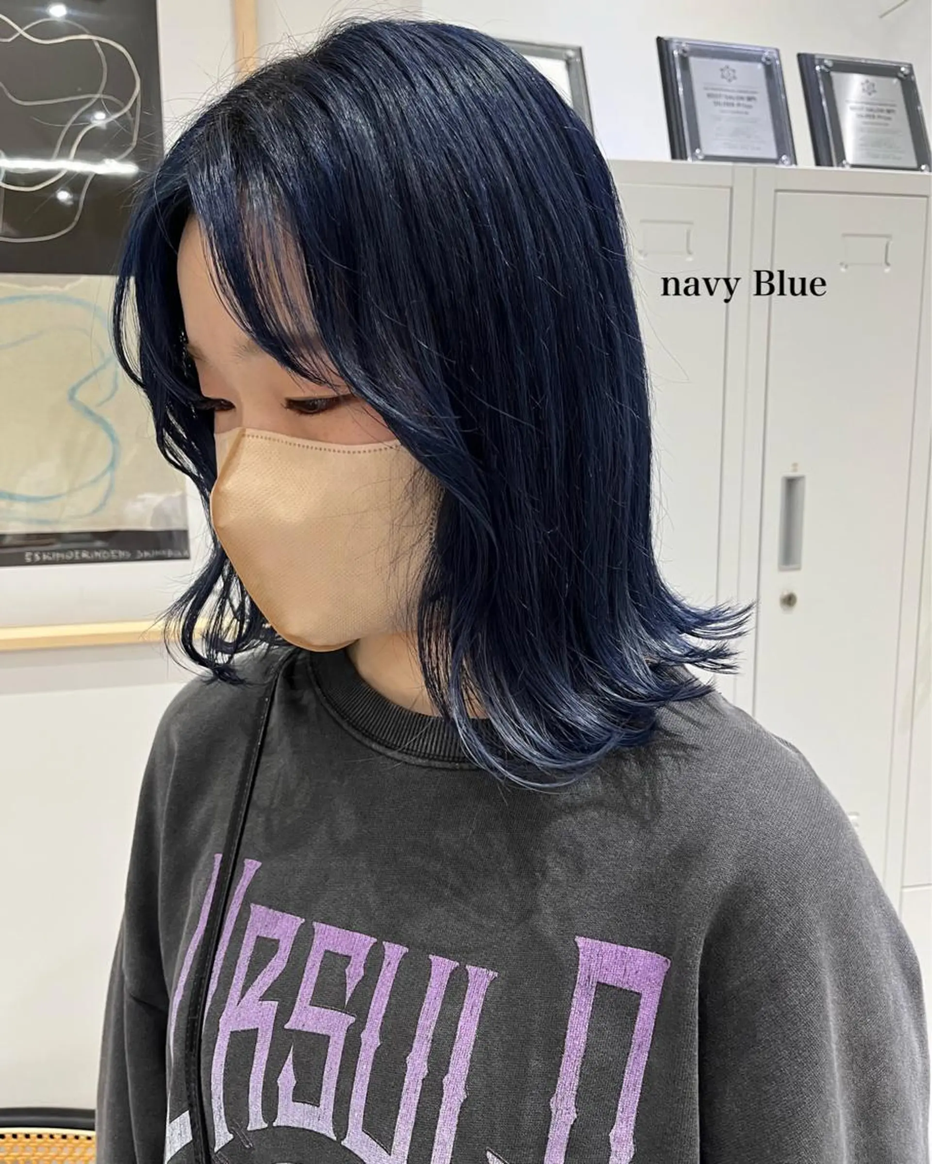 ミディアム ヘアカラー Zina 藤崎店所属・zina藤崎📛 井上美乃里のヘアスタイル