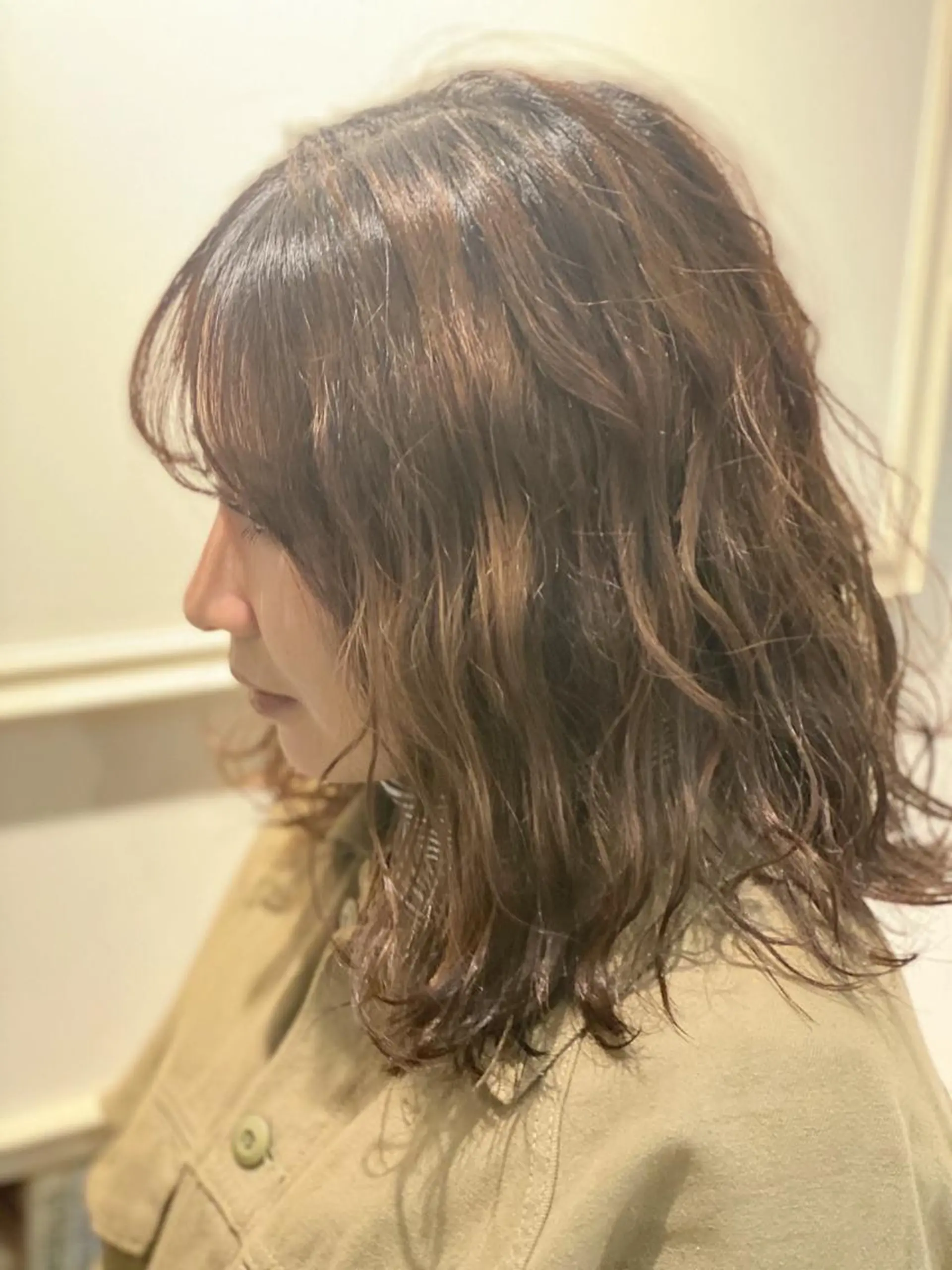 ミディアム 川越 輝梨奈のヘアスタイル