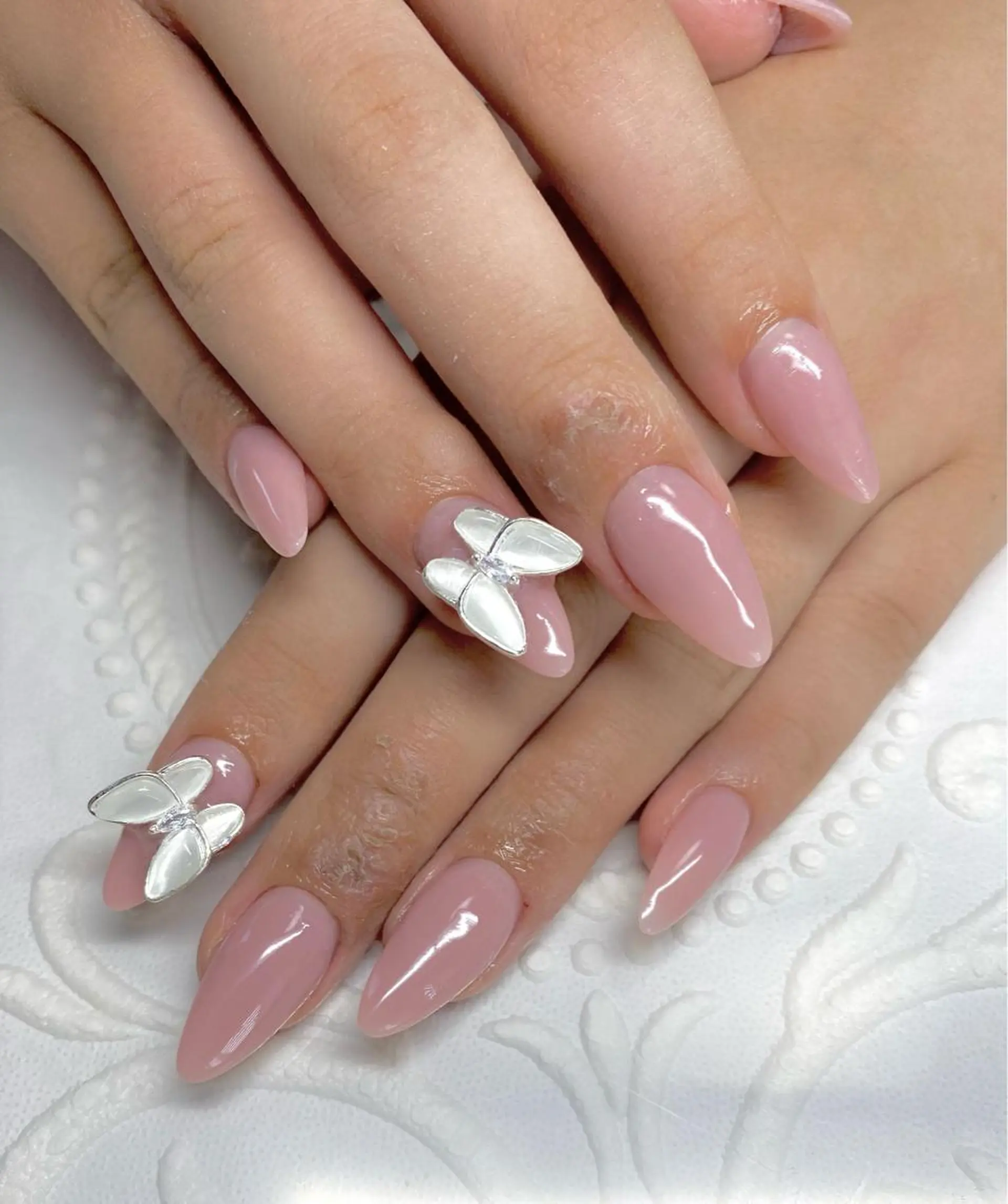 セミロング ネイル ハンドネイル lune nail_2017のその他イメージ