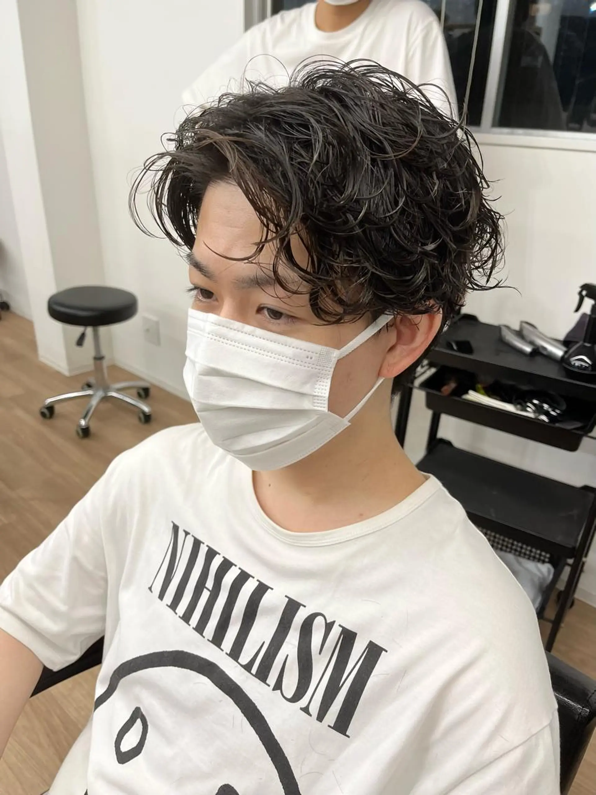 ショート カラー パーマ ヘアアレンジ メンズ ヘアカラー トリートメント 💎髪質改善特化💎 RUITOのヘアスタイル