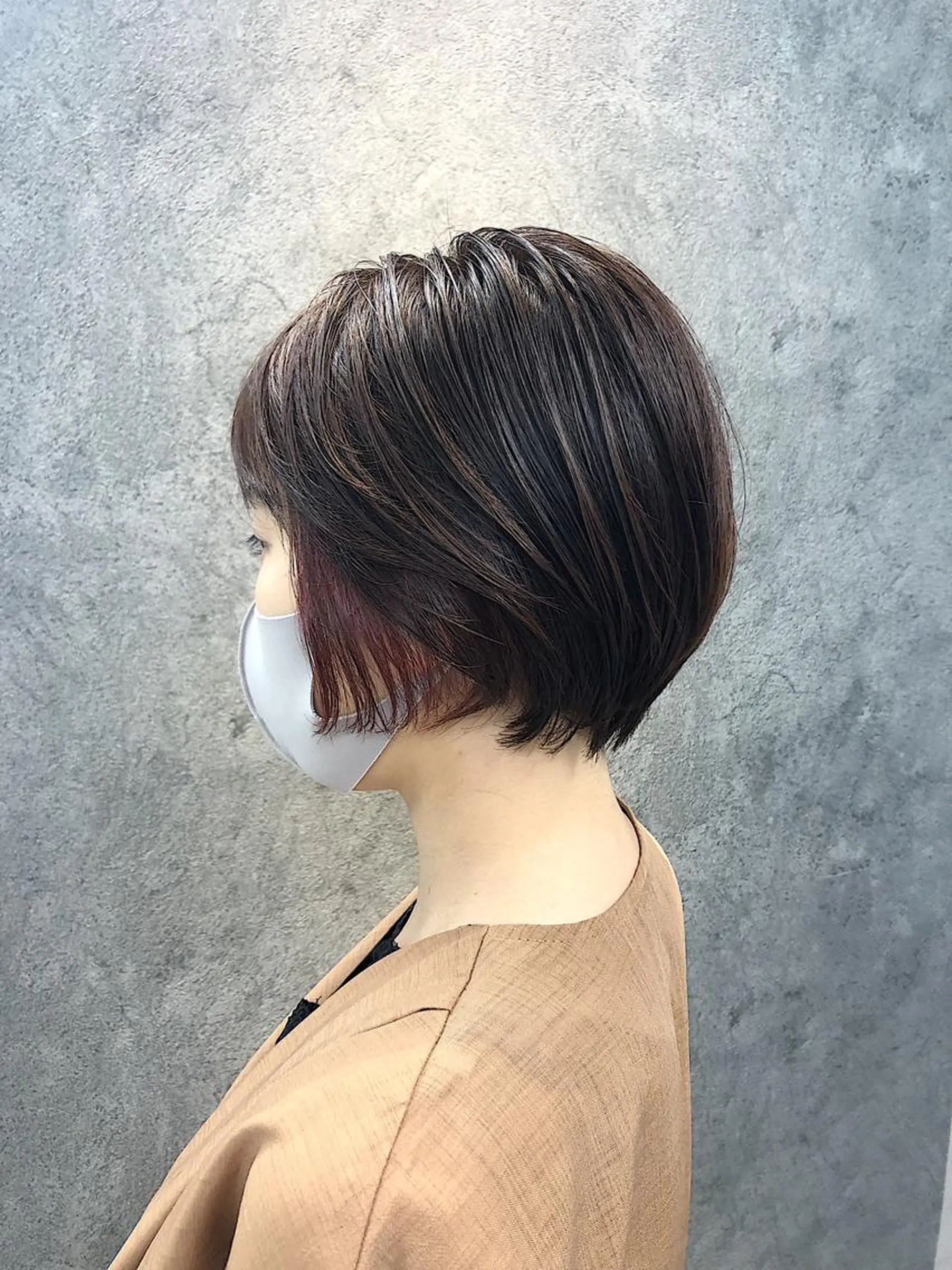 ショート ショートヘア カット ヘアカラー トリートメント 所渉/韓国レイヤー /ウルフカットのヘアスタイル