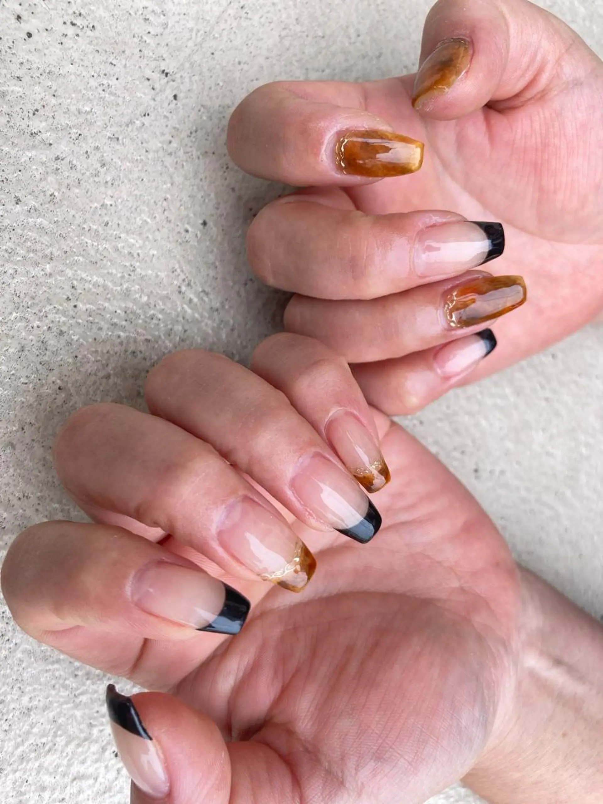 ミディアム ネイル ハンドネイル フットネイル ✴︎ Delightのネイルデザイン